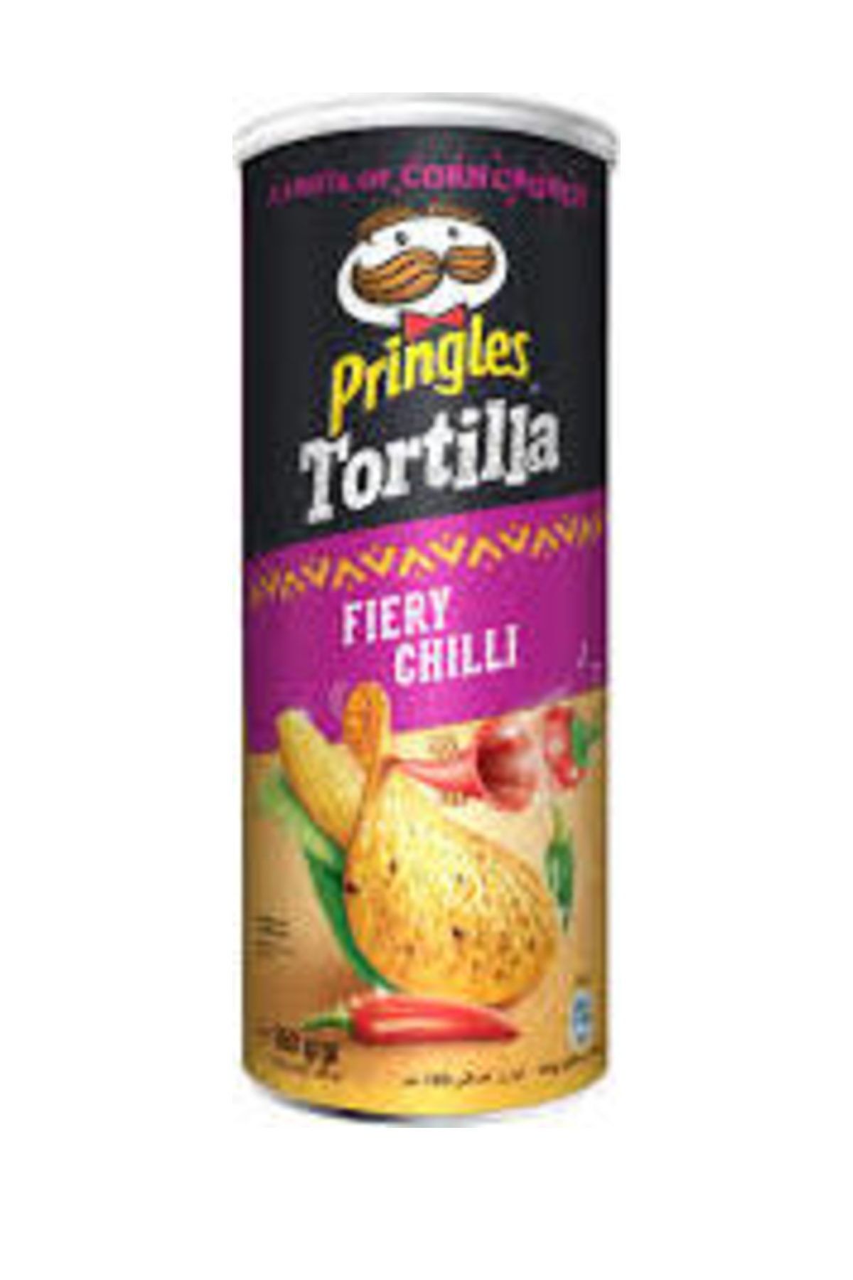 Pringles Tortilla Baharatlı Chili Cips 160 gr