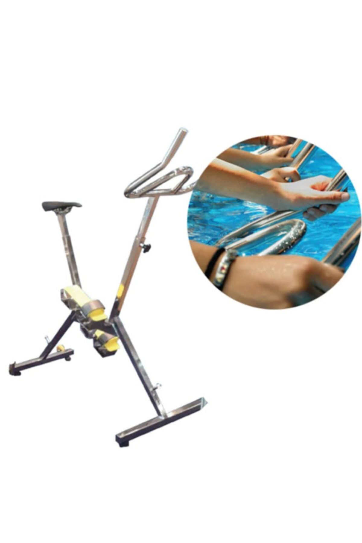 Waterfun Paslanmaz Havuz Bisikleti - Aqua Bike