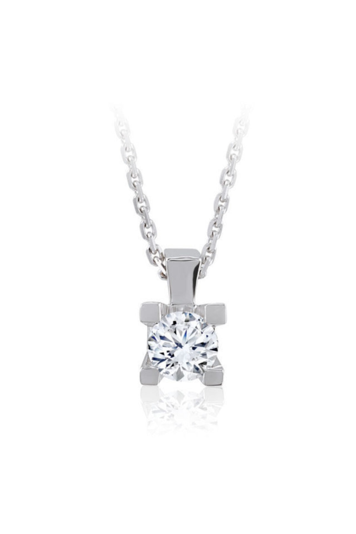 Sembol Gold Kadın 0.50 ct Pırlanta Tektaş Kolye