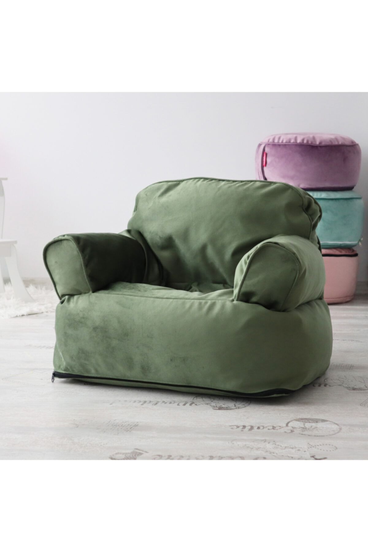 Minderium Kollu Çocuk Koltuğu Babyface Green