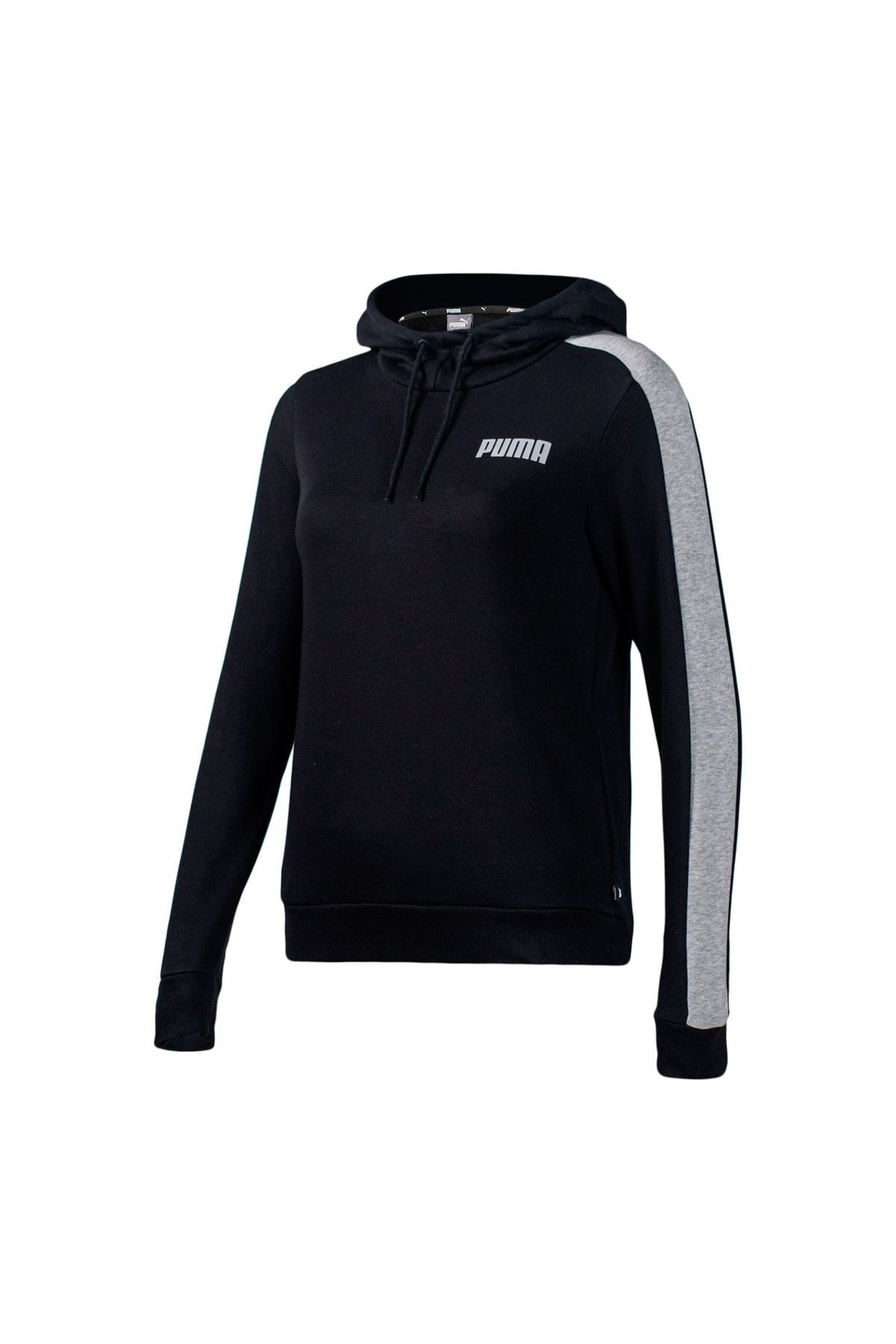 Puma CONTRAST HOODY TR W Siyah Kadın Sweatshirt 101119491