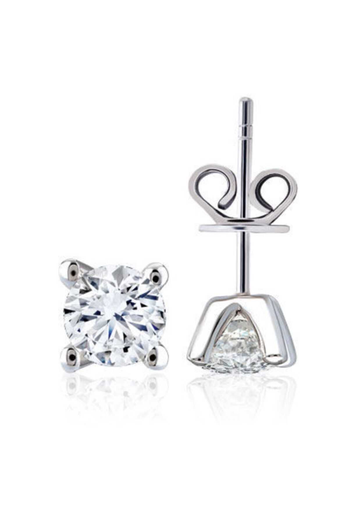 Sembol Gold Kadın 1.00 ct Pırlanta Tektaş Küpe
