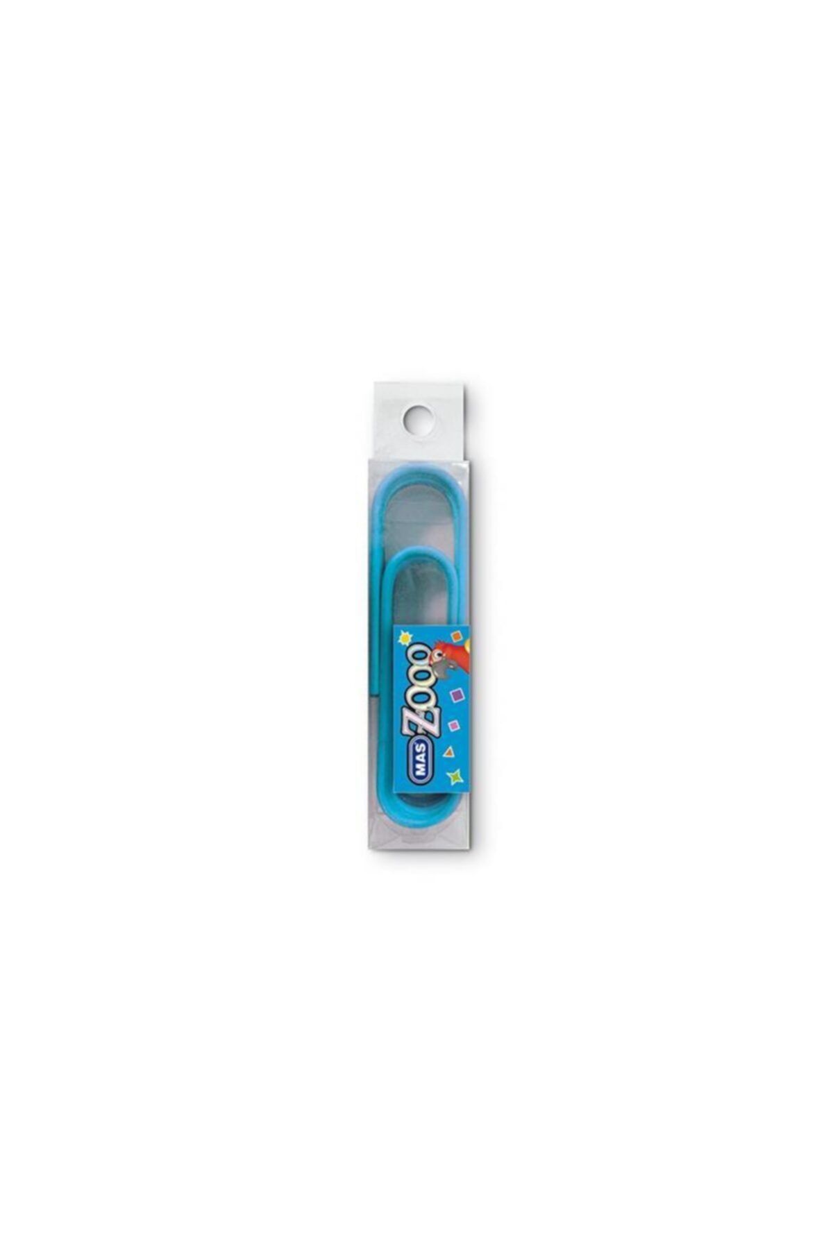 Mas Zoo 602 Omega Plastik Kaplı Ataş Mavi No:10