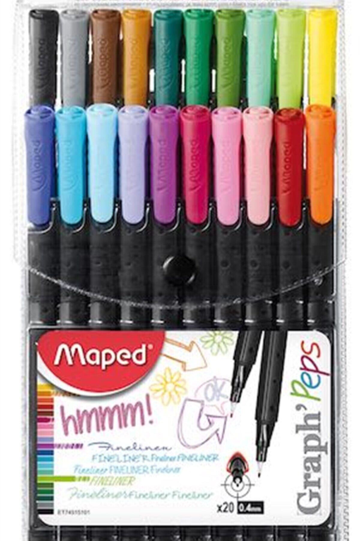 Maped Fınelıner Kalem 20 Li Karışık 749151