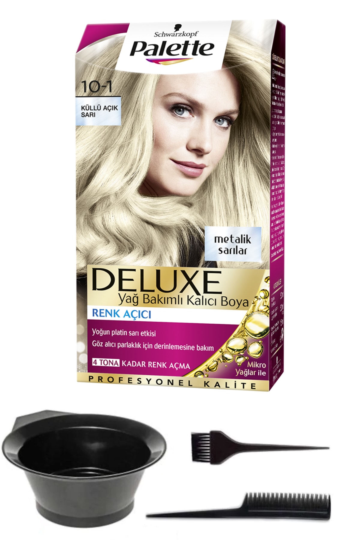 Schwarzkopf 2 Li Palette Deluxe 10 1 Kullu Acik Sari Sac Boyasi Ve Sac Boyama Seti Fiyati Yorumlari Trendyol