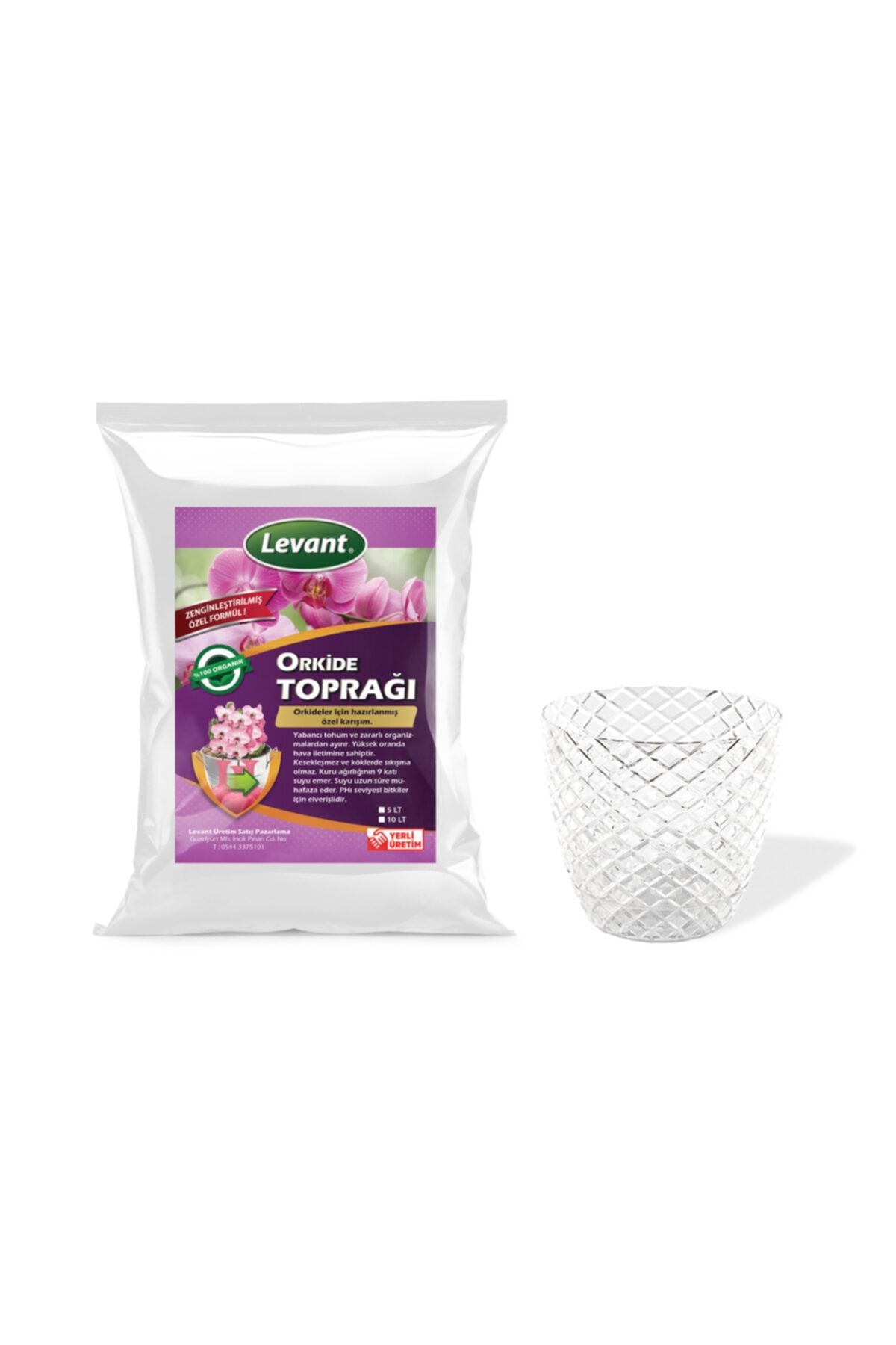 LEVANT Orkide Toprağı 5lt %100 Yüksek Verim