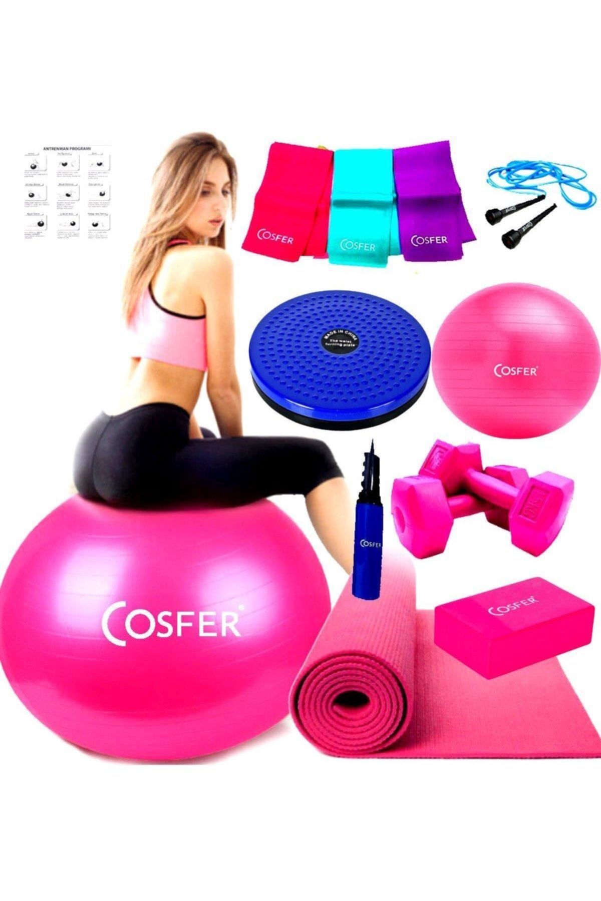 Cosfer Pilates Seti Tam Set Pilates Minderi Pilate Trendyol