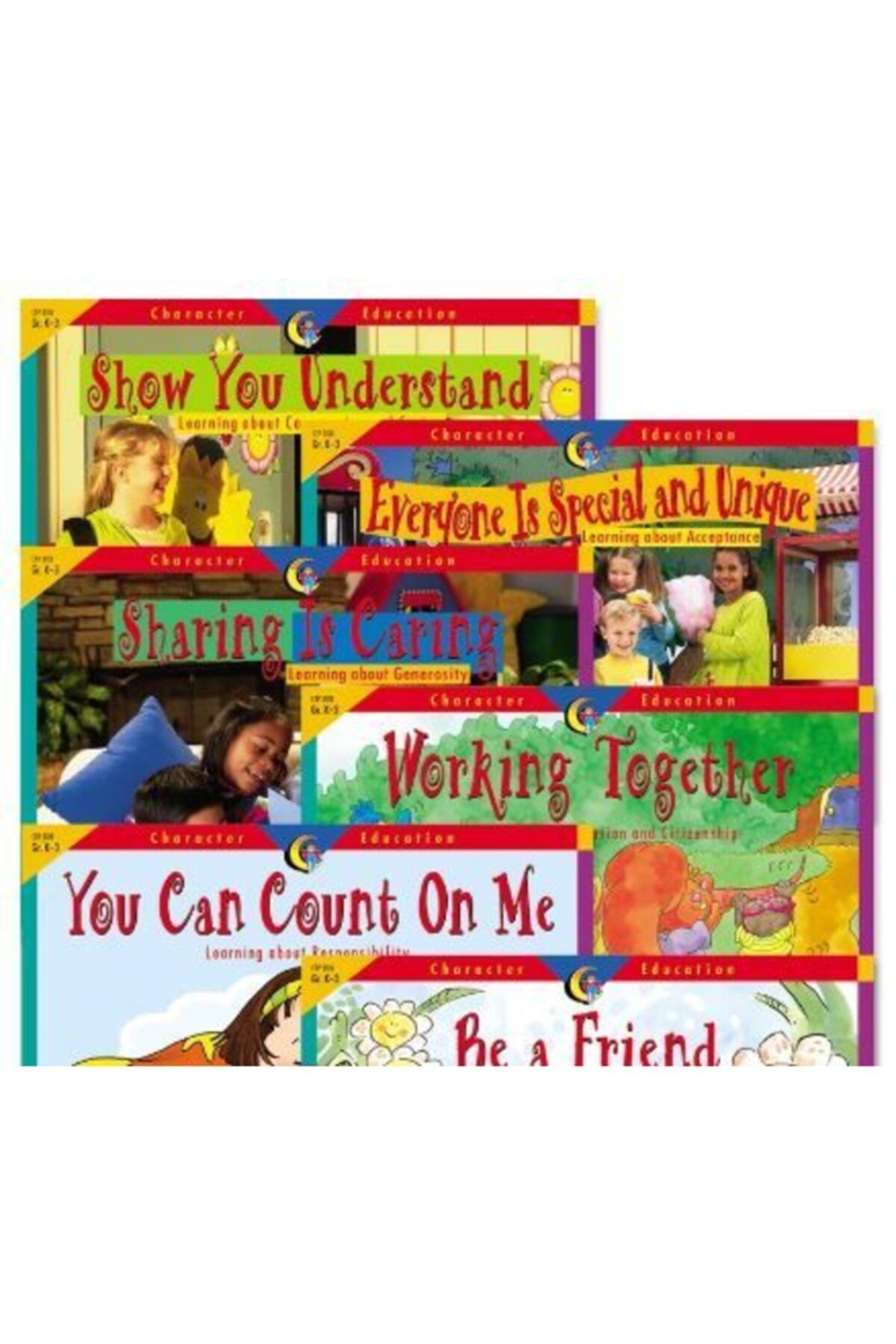 GNR Kitap Character Builders Set 2: Sharing & Caring 6 Kitap