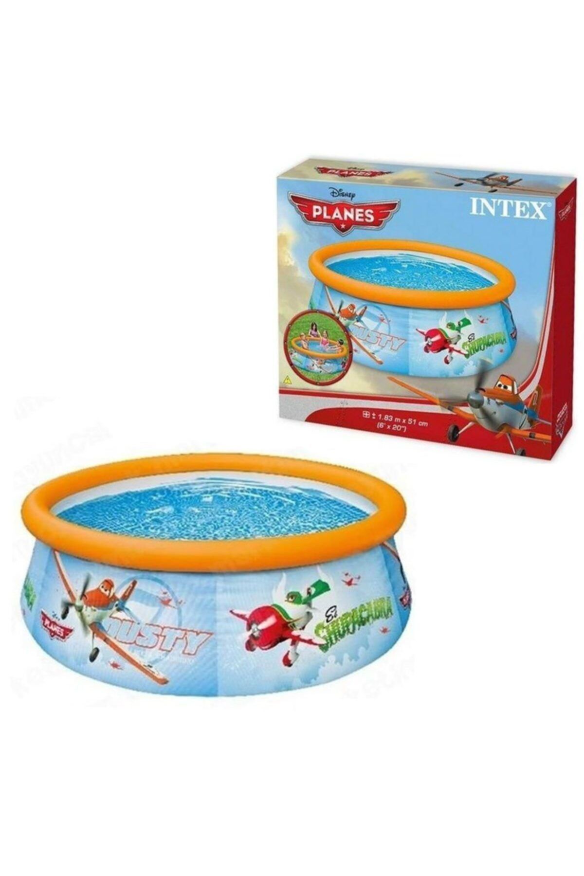 Intex Planes Desenlı Havuz