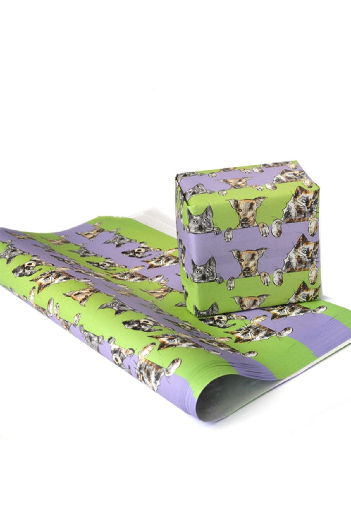 kagito Cats & Dogs Hediye Kağıdı (10’lu Paket)