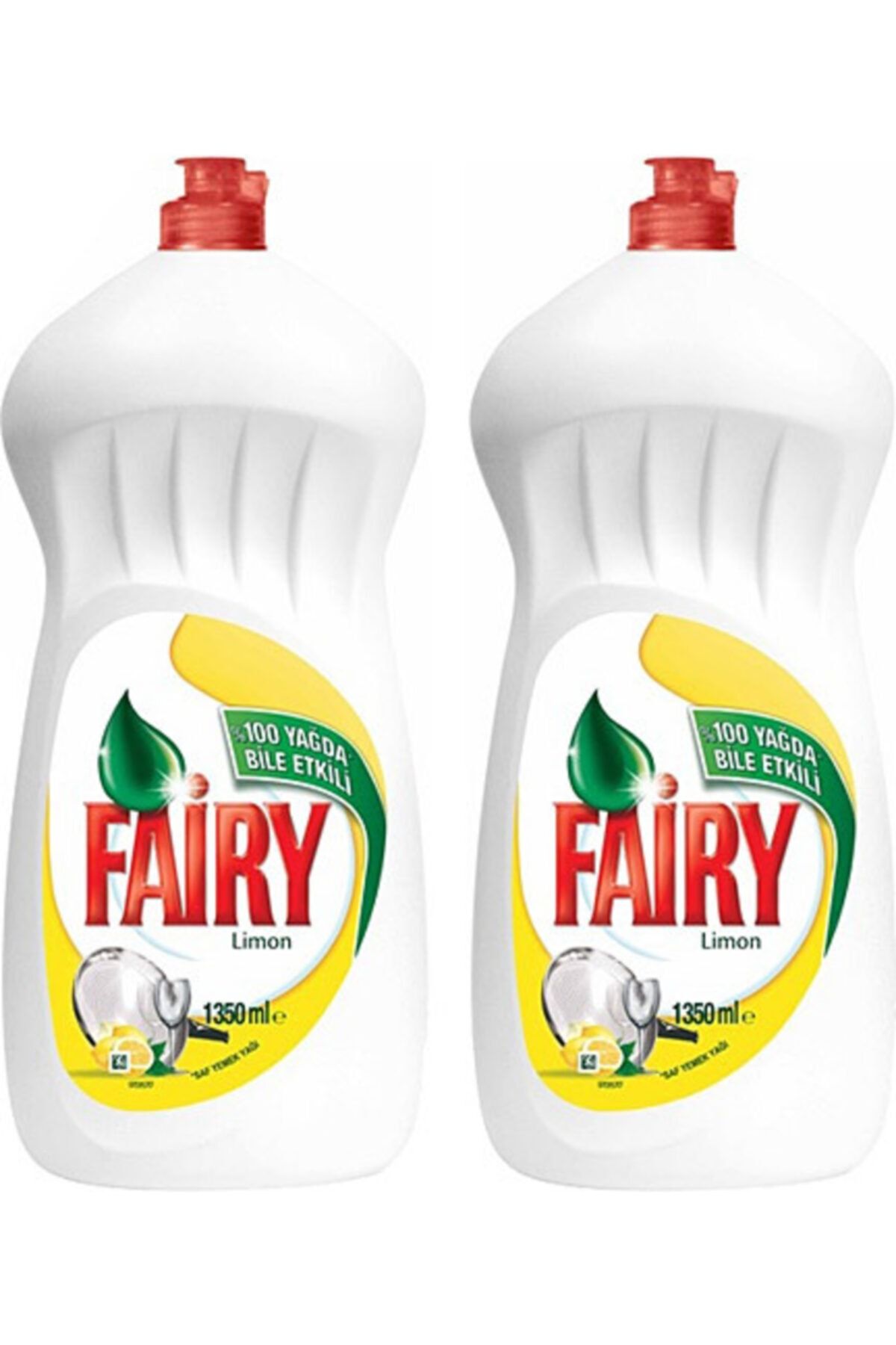 Fairy Sıvı Bulaşık Deterjanı Limon 1350ml * 2 Adet