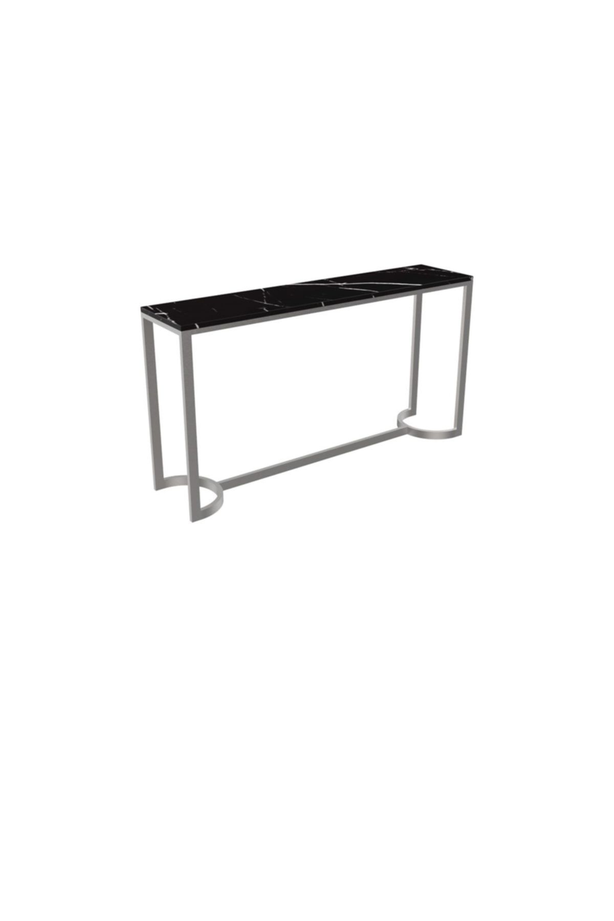 MAKSA Caelia 150cm Alexandrette Black Satine Paslanmaz Konsol