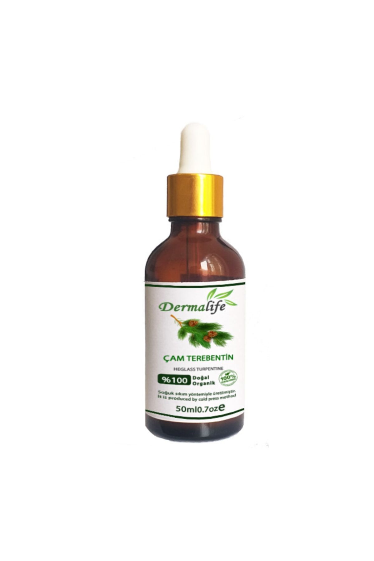 Dermalife %100 Saf Çam Terebentin Yağı Hızlı Saç Uzatma Ve Saç Dökülmesine Karşı Etkili 50 Ml