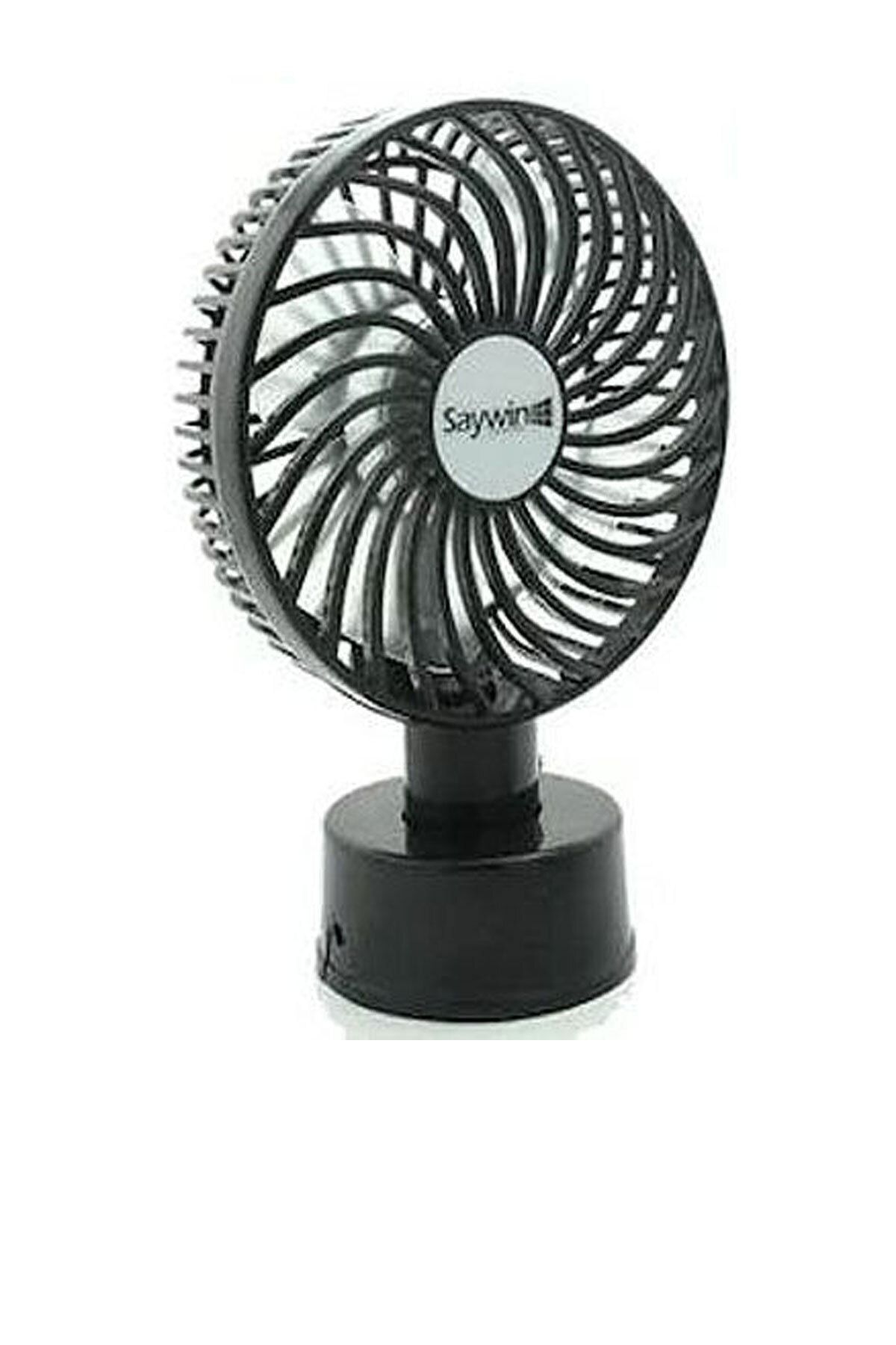 TahTicMer Mini Fan Masaüstü Ve Taşınabilir Şarjlı Vantilatör Siyah