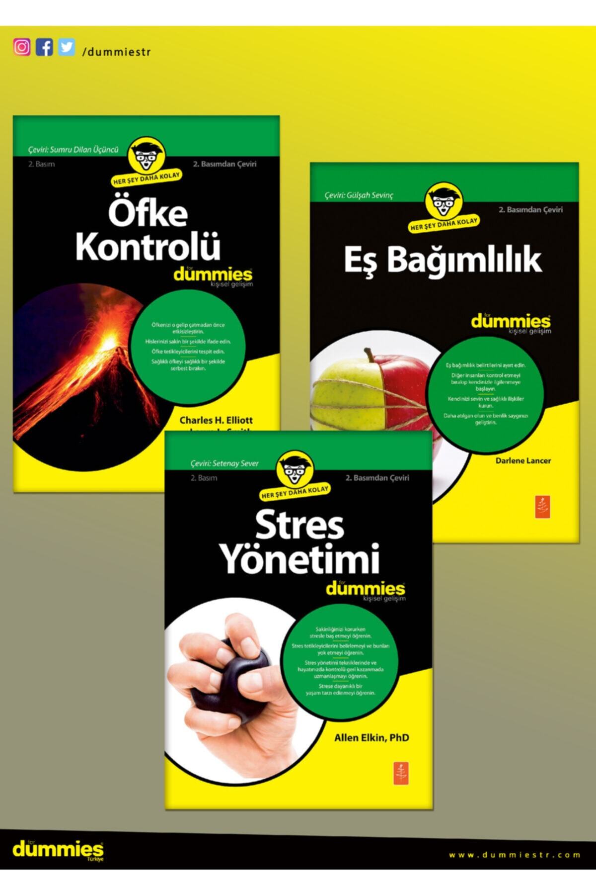 Nobel Yaşam Öfke Kontrolü Eş Bağımlılık Stres Yönetimi - Kişisel Gelişim Dummies 3 Kitap Set