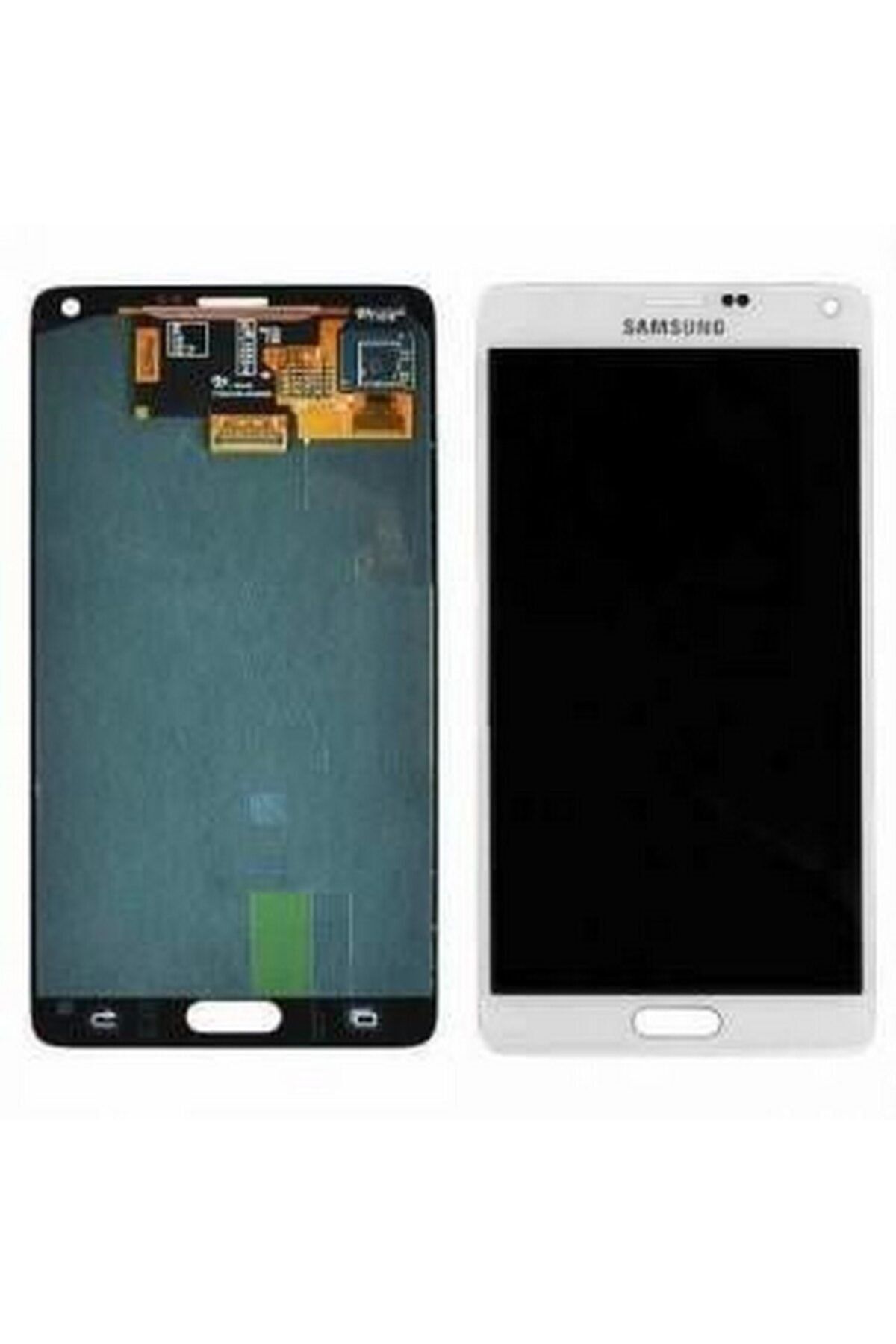 Samsung Galaxy Note 4 Lcd Ekran Dokunmatik Revize Beyaz