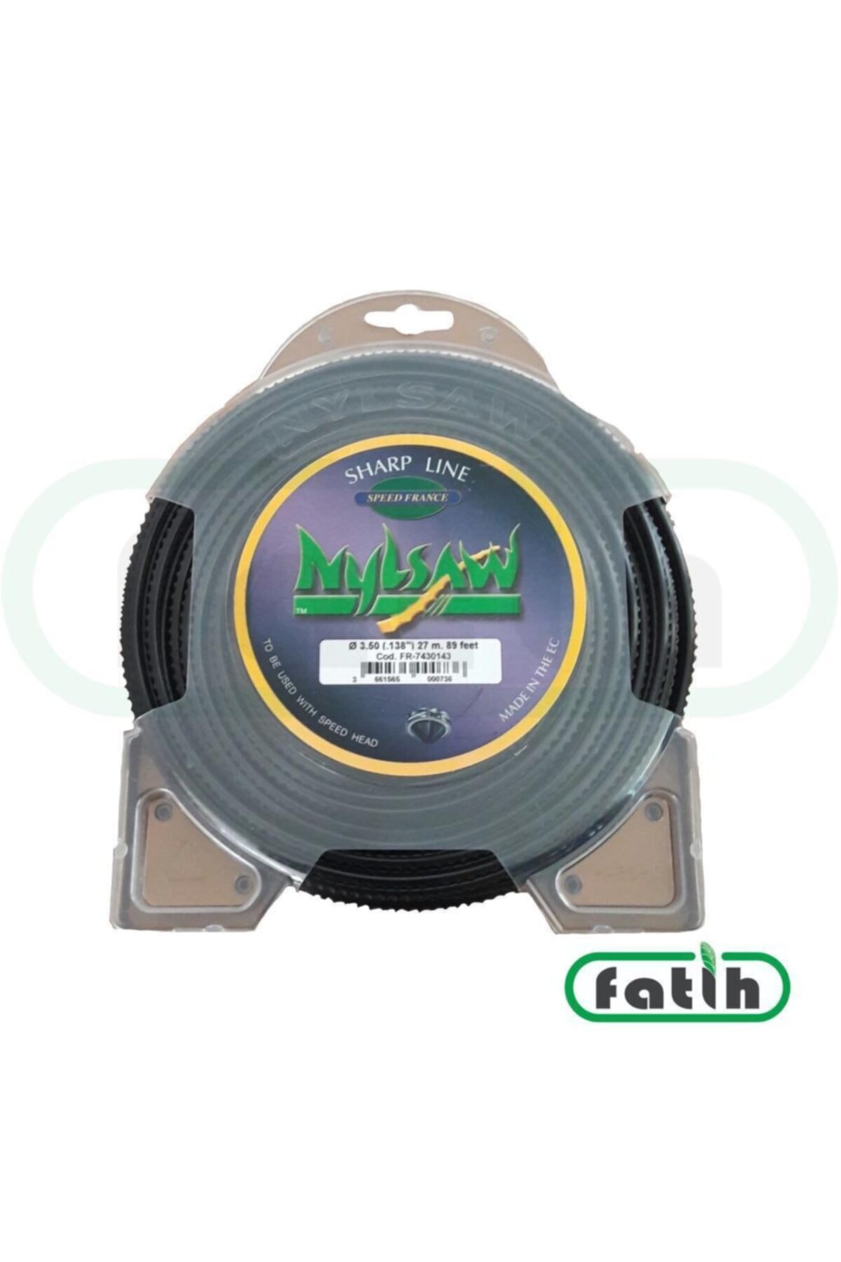 Nylabone Nylsaw 3,50 Mm 27 M Misina Motorlu Tırpan Tırtıklı Siyah