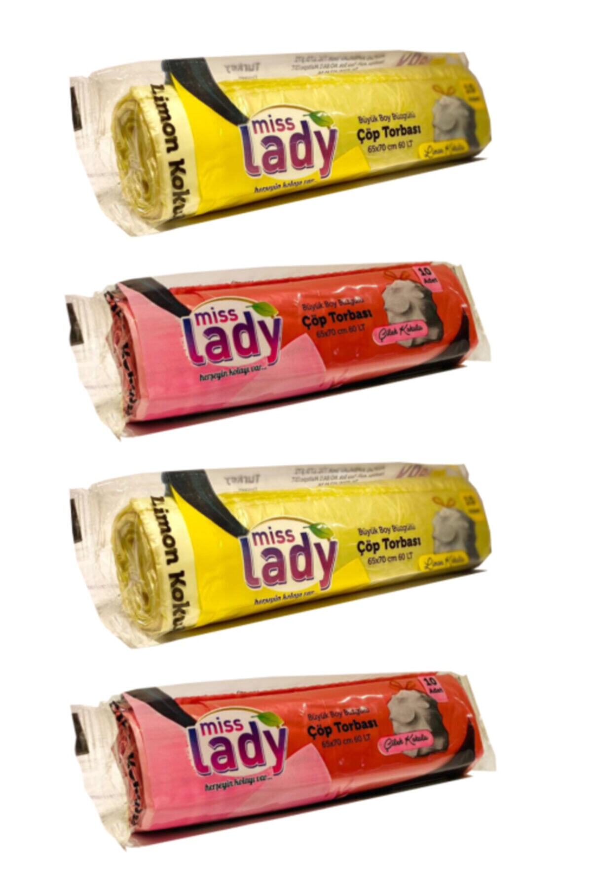 Miss Lady Unisex Büyük Boy Büzgülü Çöp Torbası