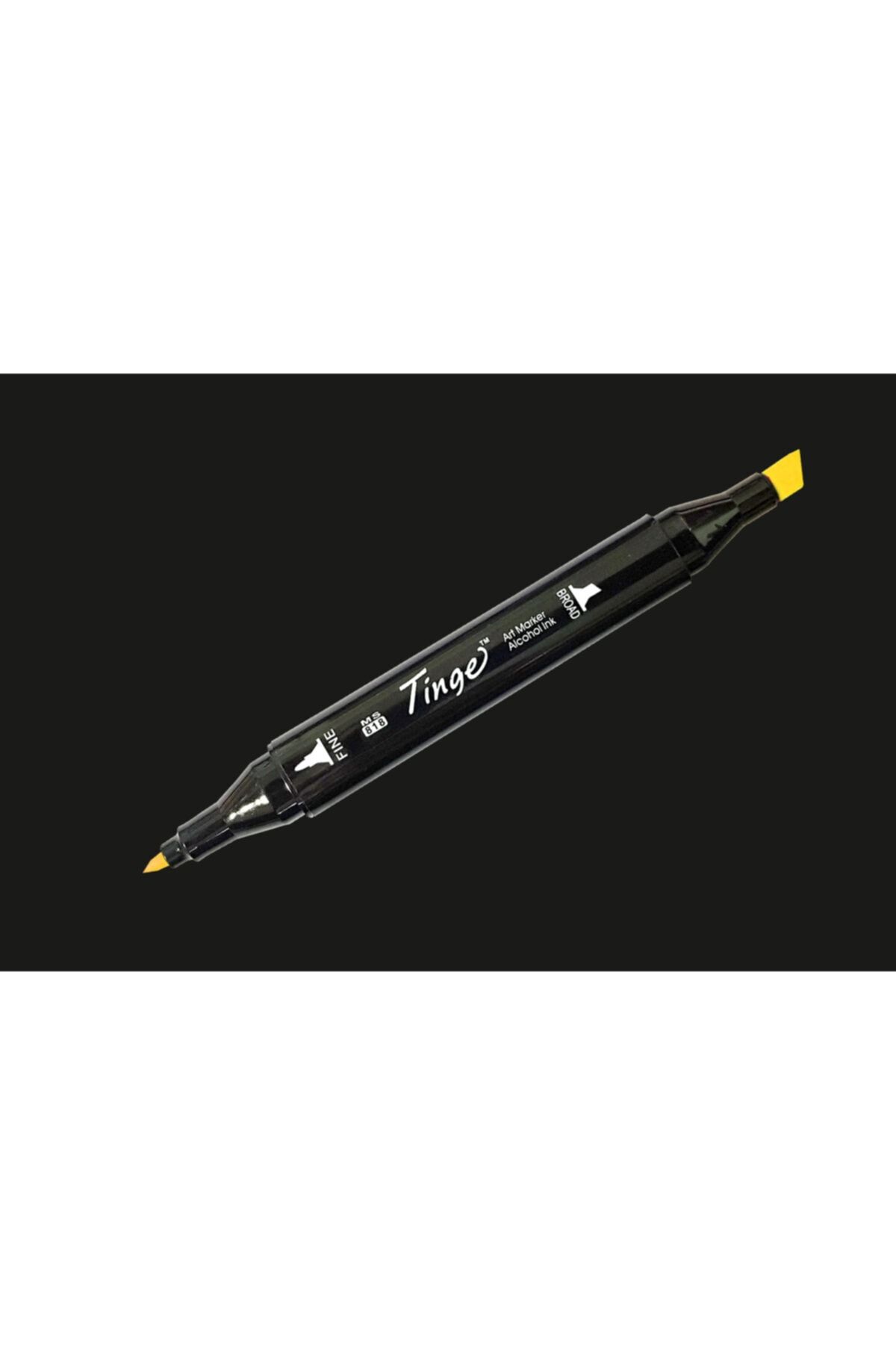 Tinge Çift Uçlu Marker Black 120