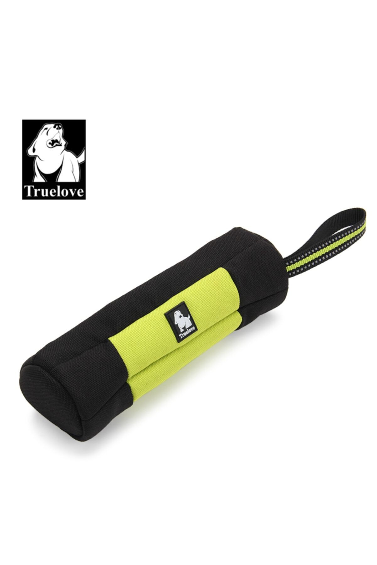 True Love Yüksek Kaliteli Neon Sarı Ödül Maması Koyulabilen Köpek Oyuncağı-small
