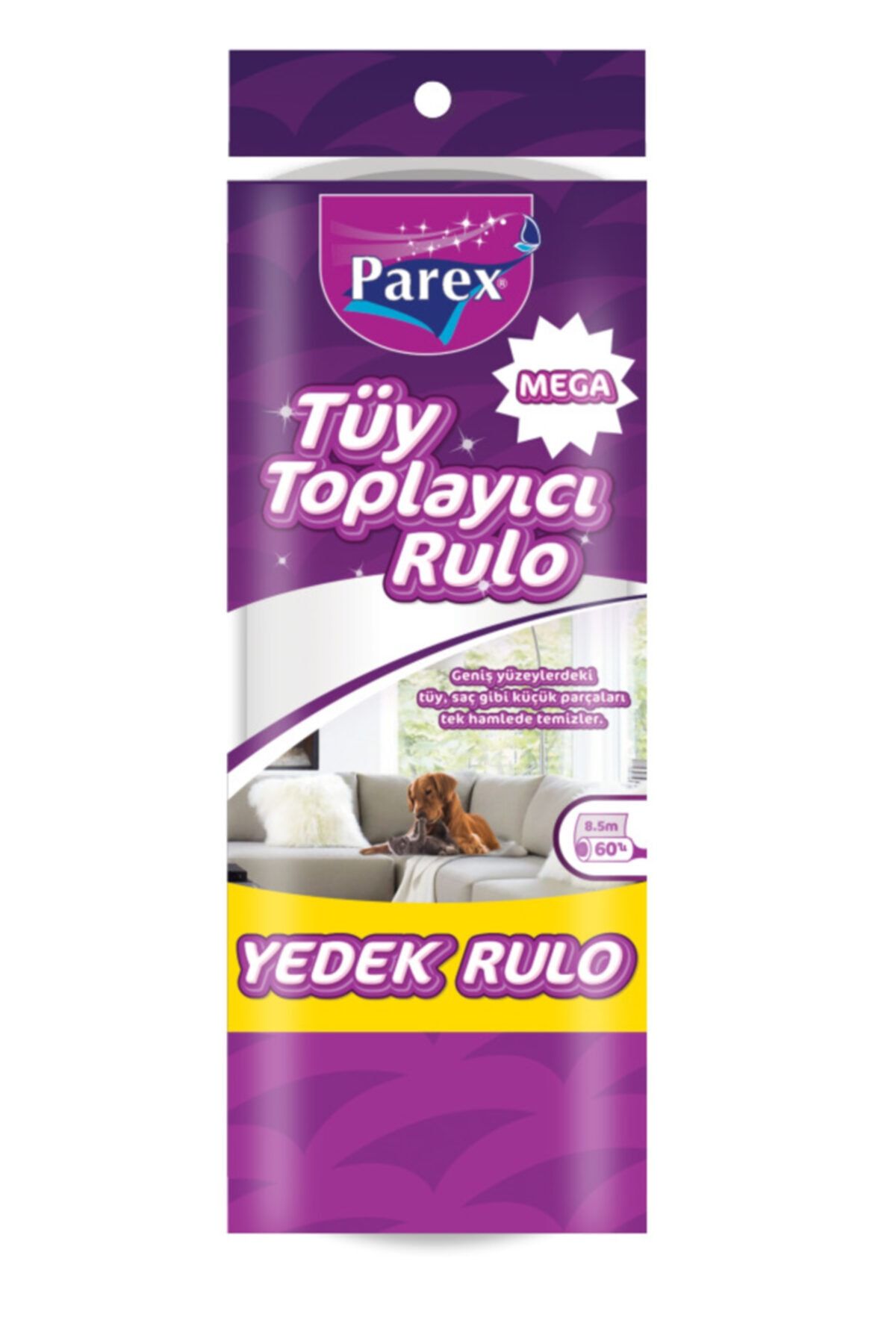 Parex 3 Adet Mega Tüy Toplayıcı Yedek Rulo 60'lı