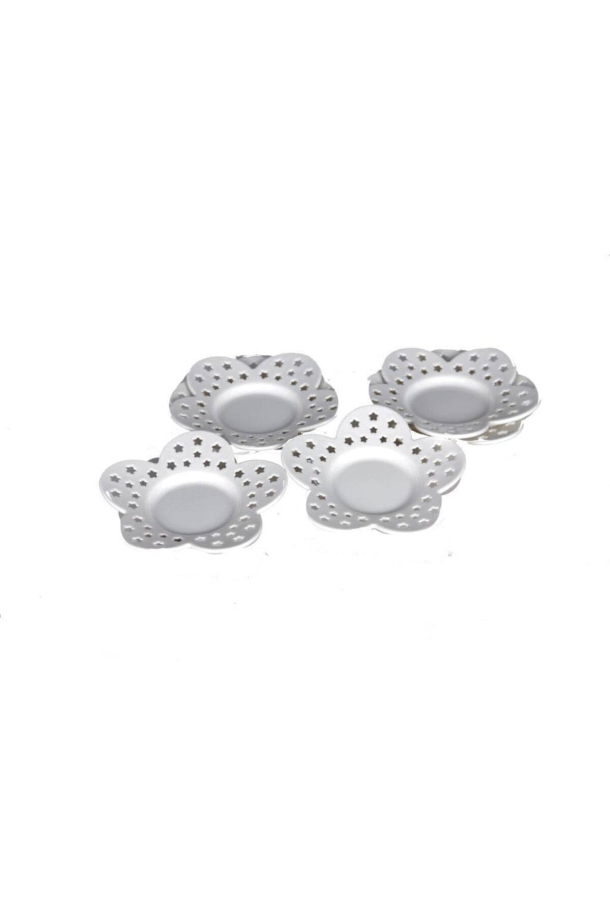 Cooker Porselen Çay Tabağı 6'lı Set Çiçekli