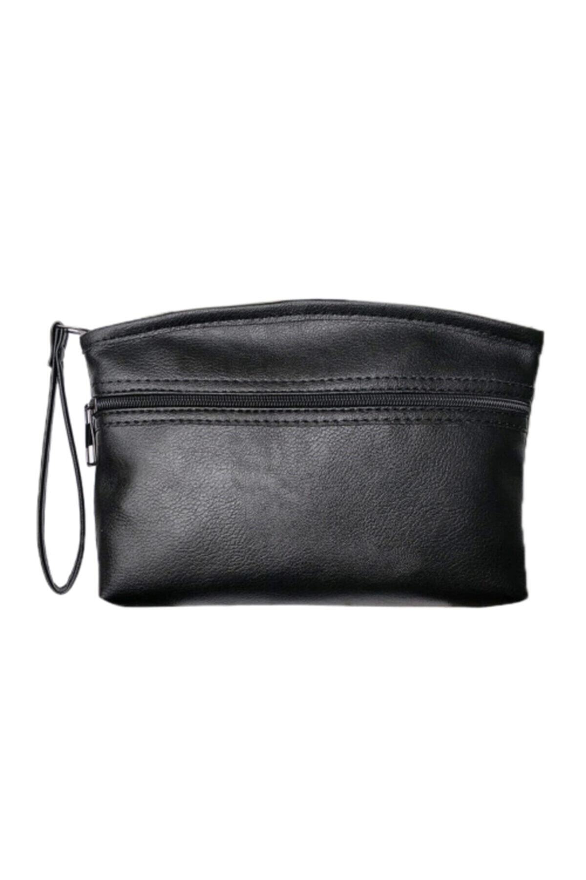 redpoloshop Entegre Bayan Makyaj Çantası 2 Bölmeli 26x15 Cm Siyah
