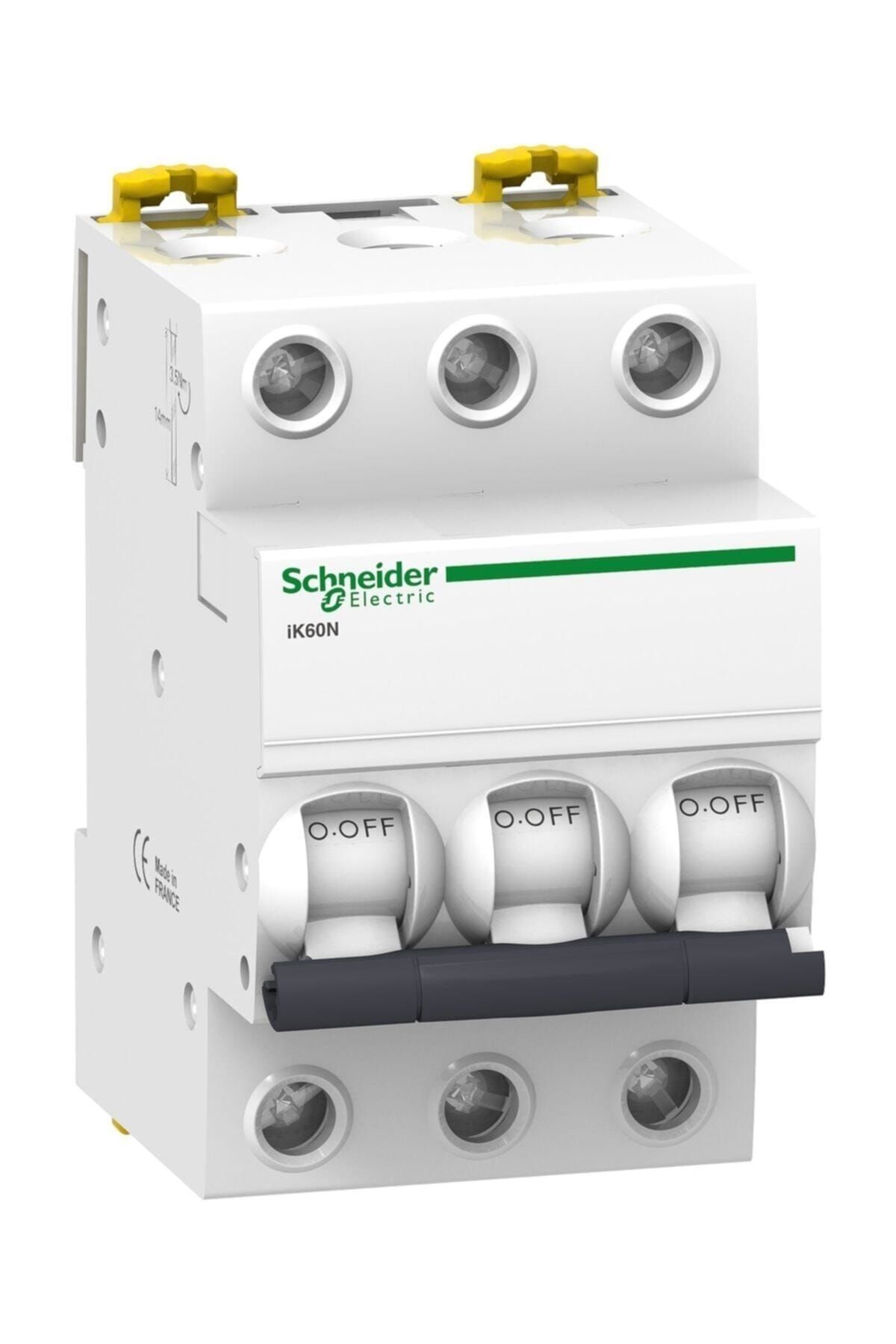 Schneider Electric Ik60n, 3faz, 32amper, 6ka, C Tipi, Otomatik Sigorta C32x3
