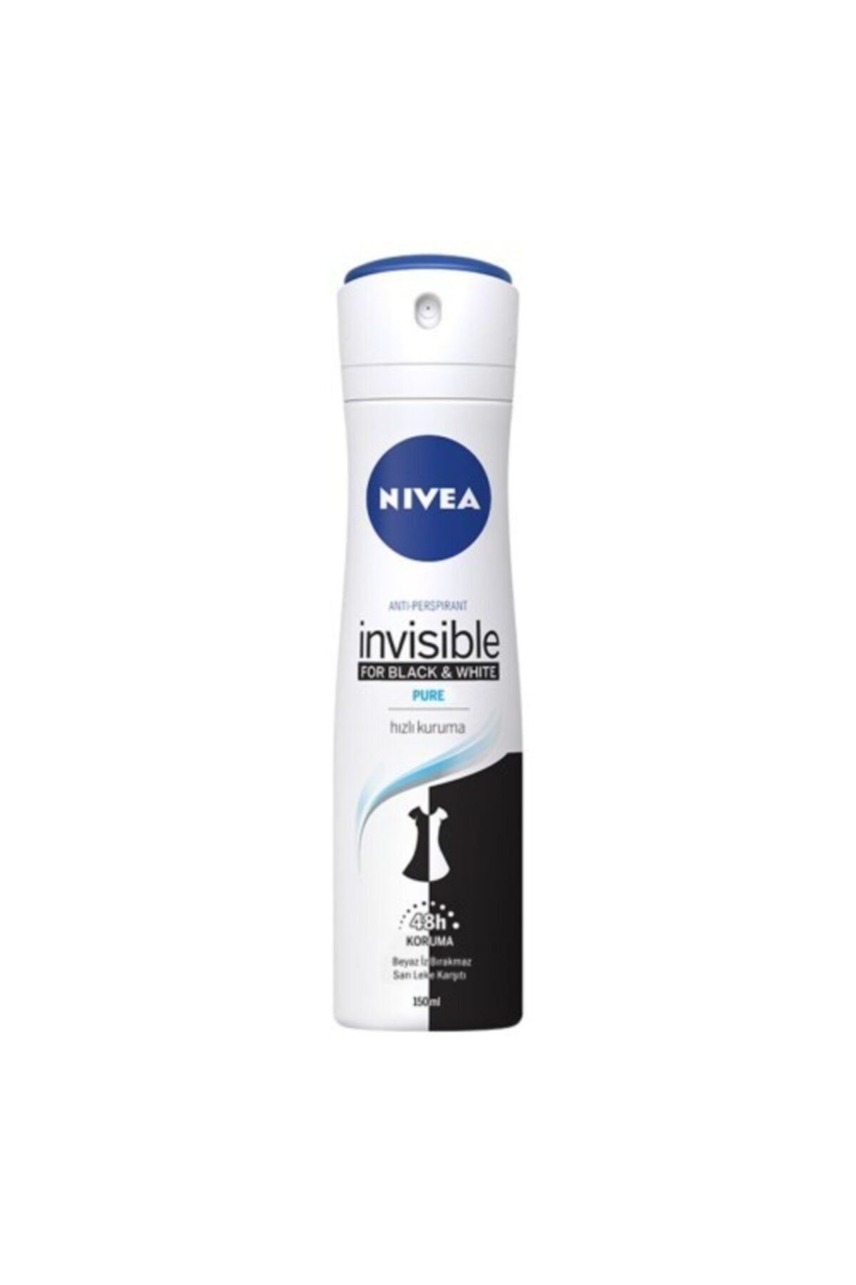 Nivea Deodorant Invisible Black&white Pure Kadın 150ml