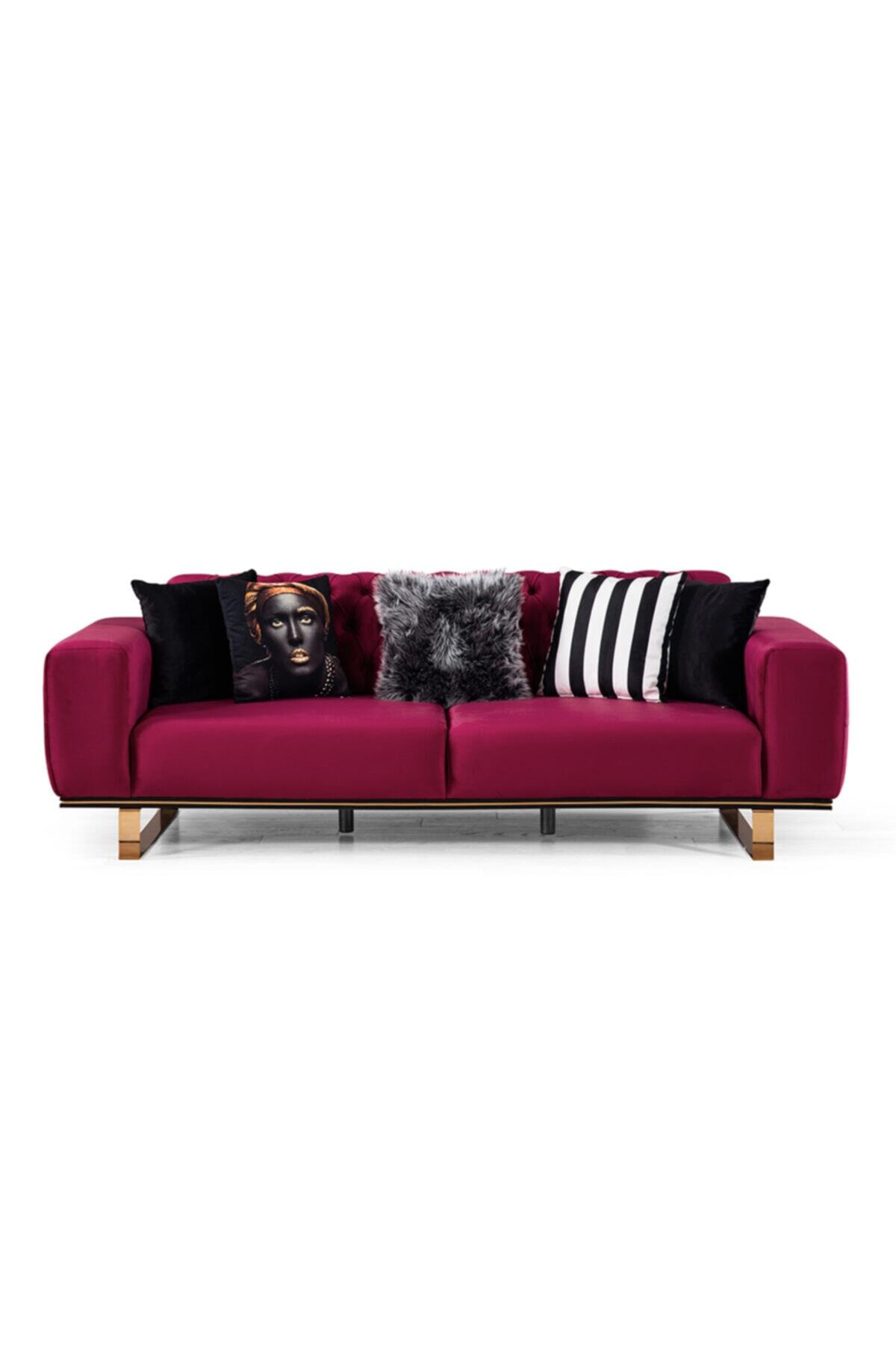 CaddeYıldız Relax Bordo Kanepe