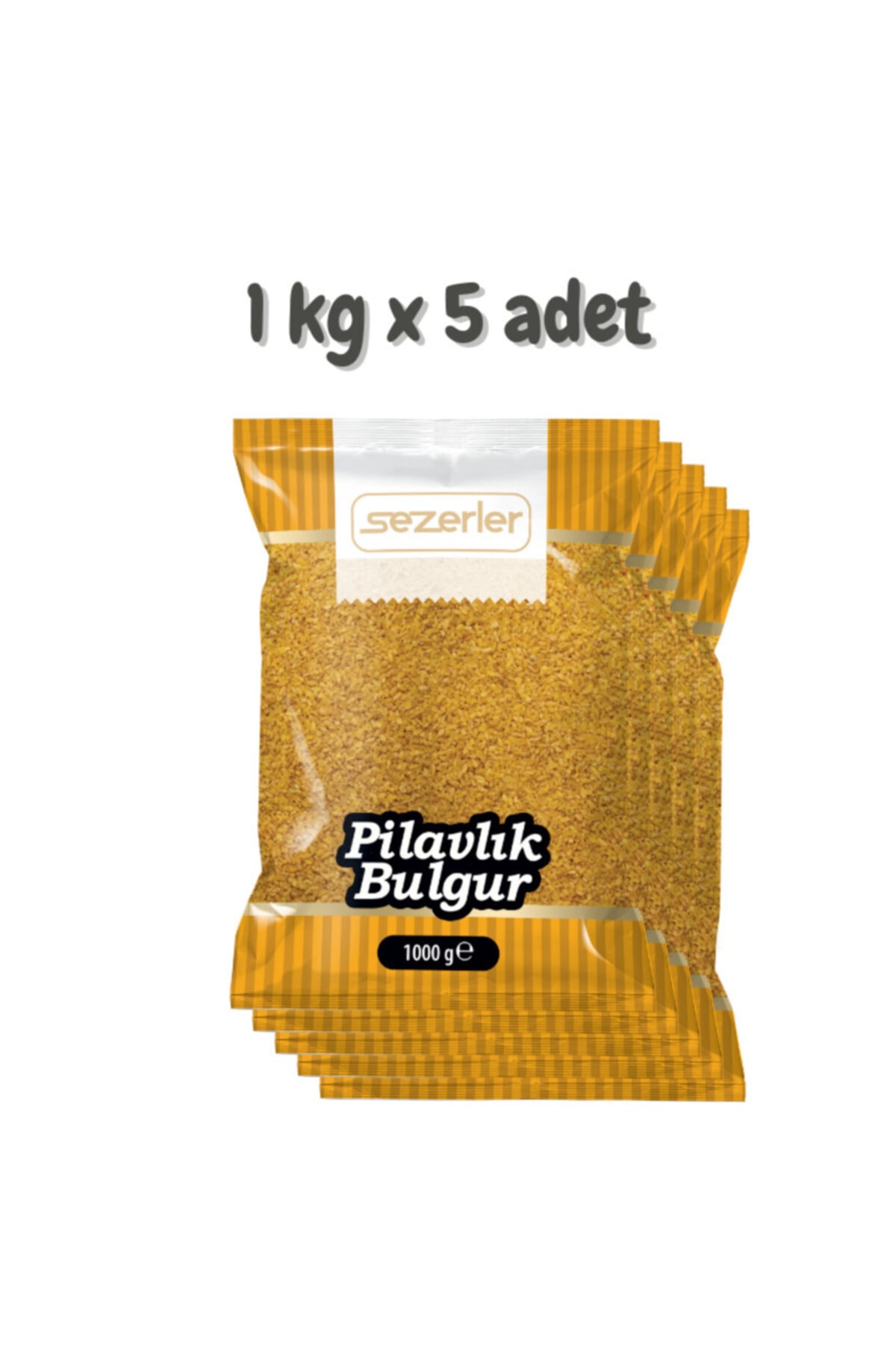 Sezerler Pilavlık Bulgur 1 Kg X 5 Adet