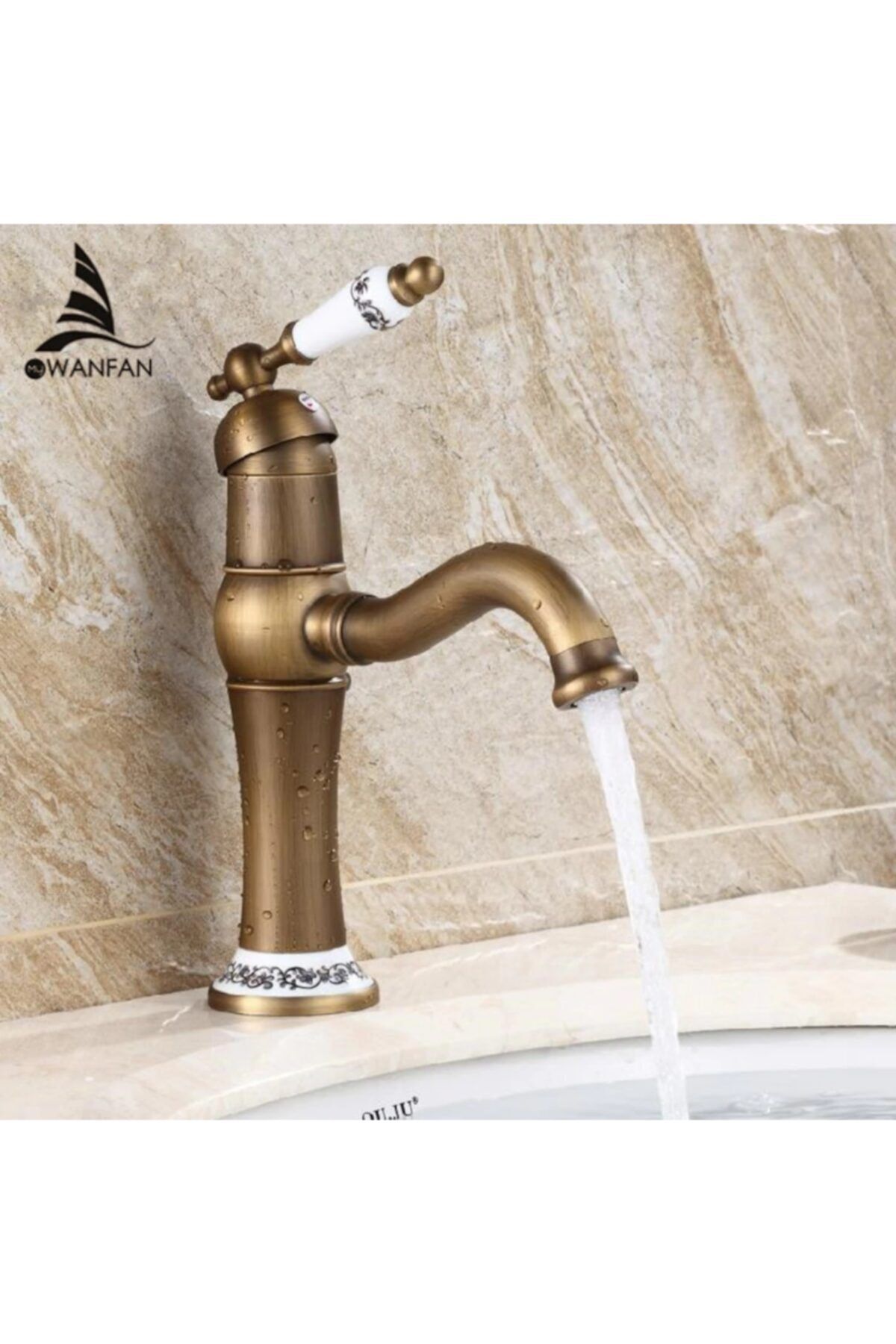 OEM Banyo Lavabo Bataryası Antik Renk Yeni Model 5 Yıl Garantili