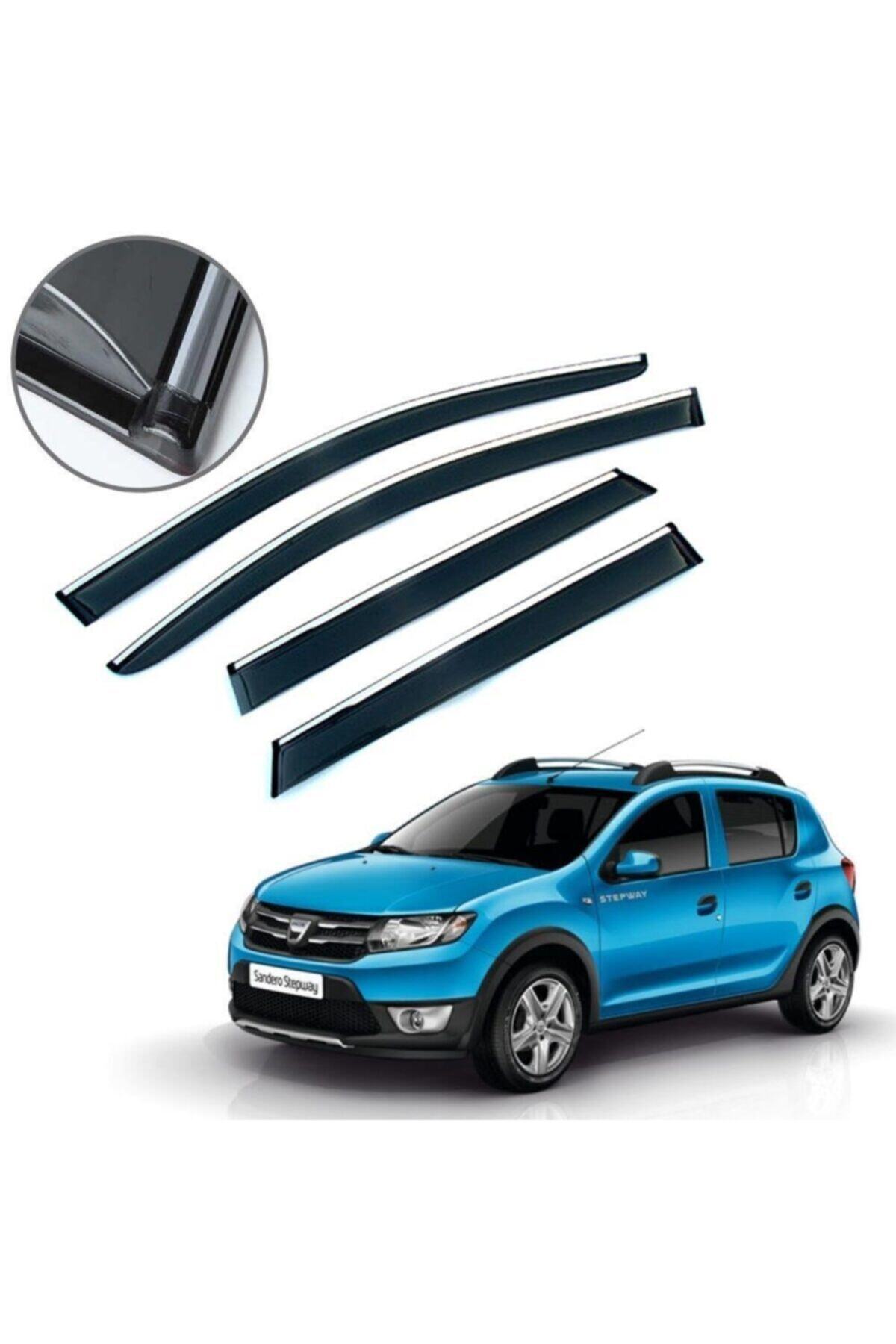 Carmind Dacia Sandero Stepway Krom Çıtalı Cam Rüzgarlığı 2013-2019