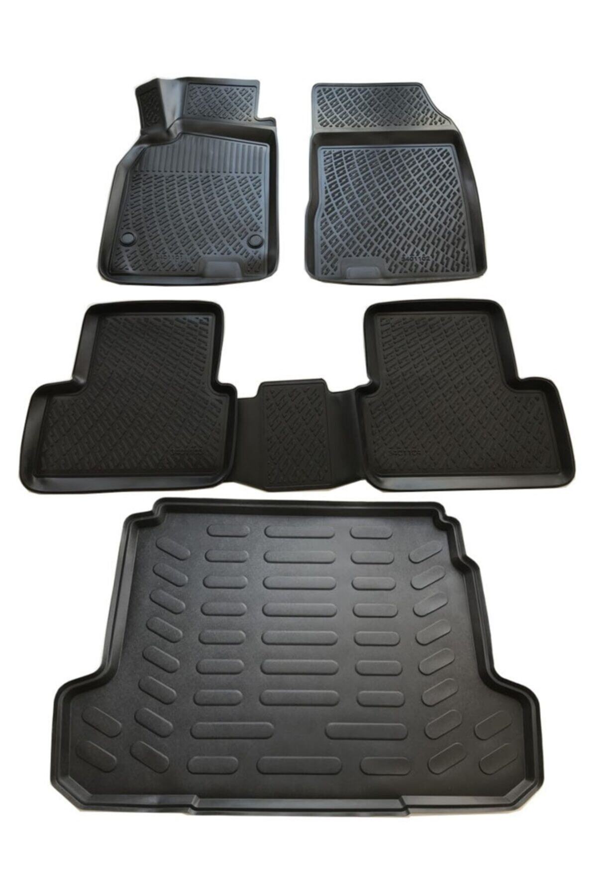 REPLAX Ford Focus 4 Sedan 3d Paspas 2015-2018 Arası ve Bagaj Havuzu İkili Set