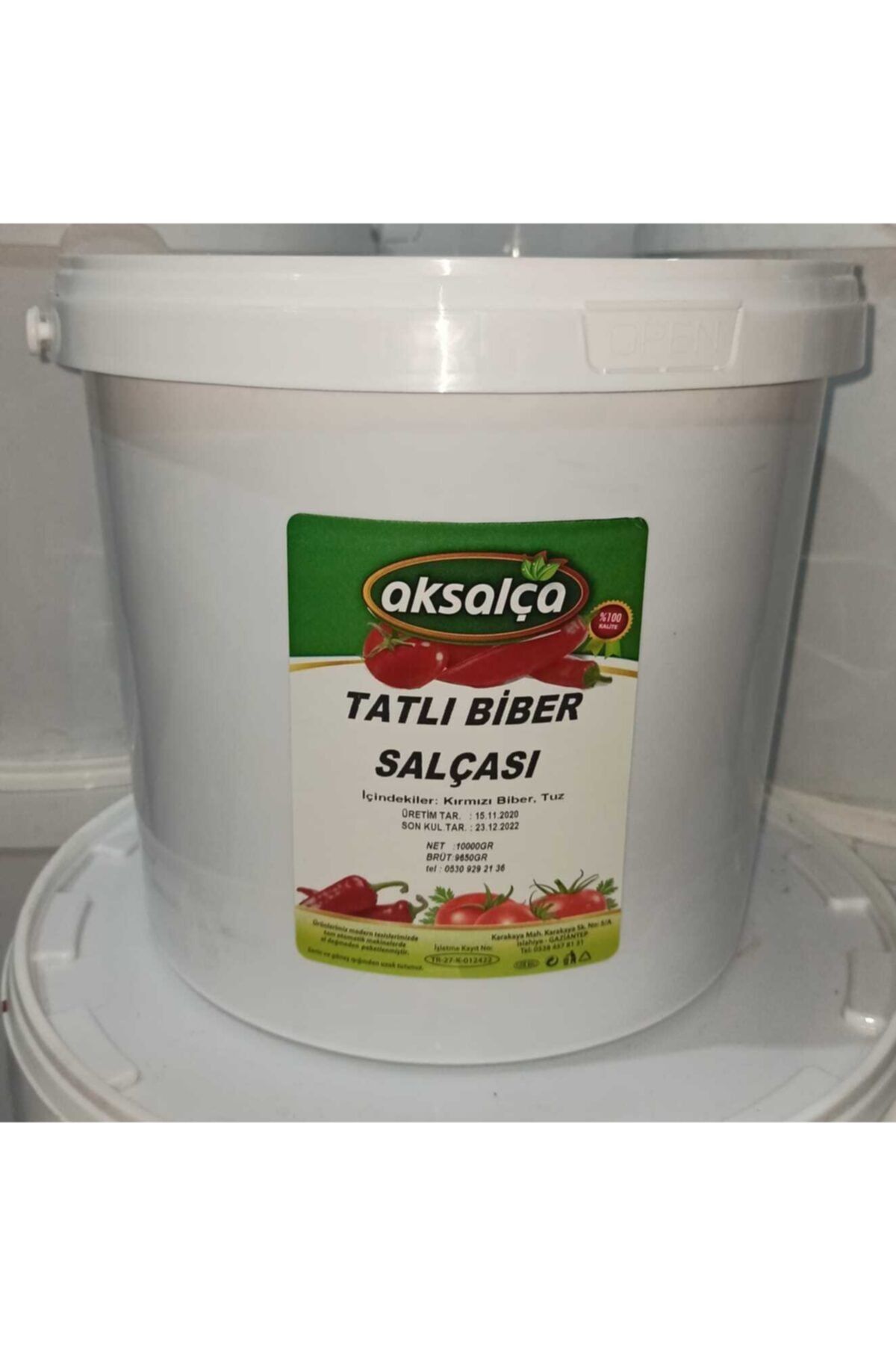 AK SALÇA Tatlı Biber Salçası 10 Kg