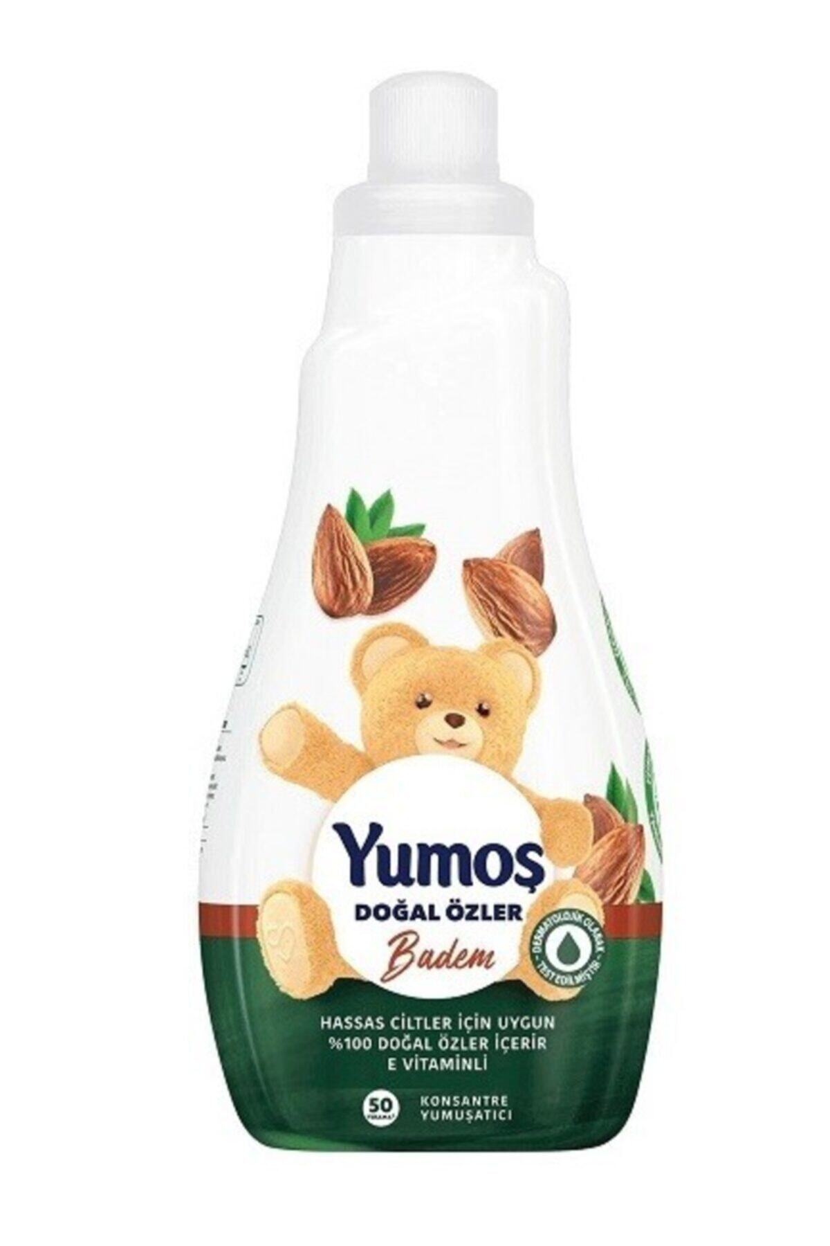 Yumoş Doğal Özler Konsantre Yumuşatıcı Badem Özü 60 Yıkama 1200 Ml
