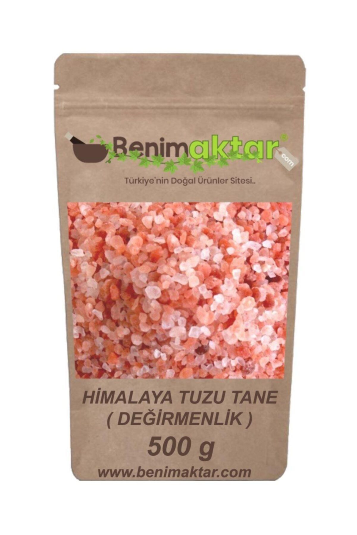 Benim Aktar Benimaktar Gerçek Himalaya Tuzu Tane Değirmenlik 500 Gr