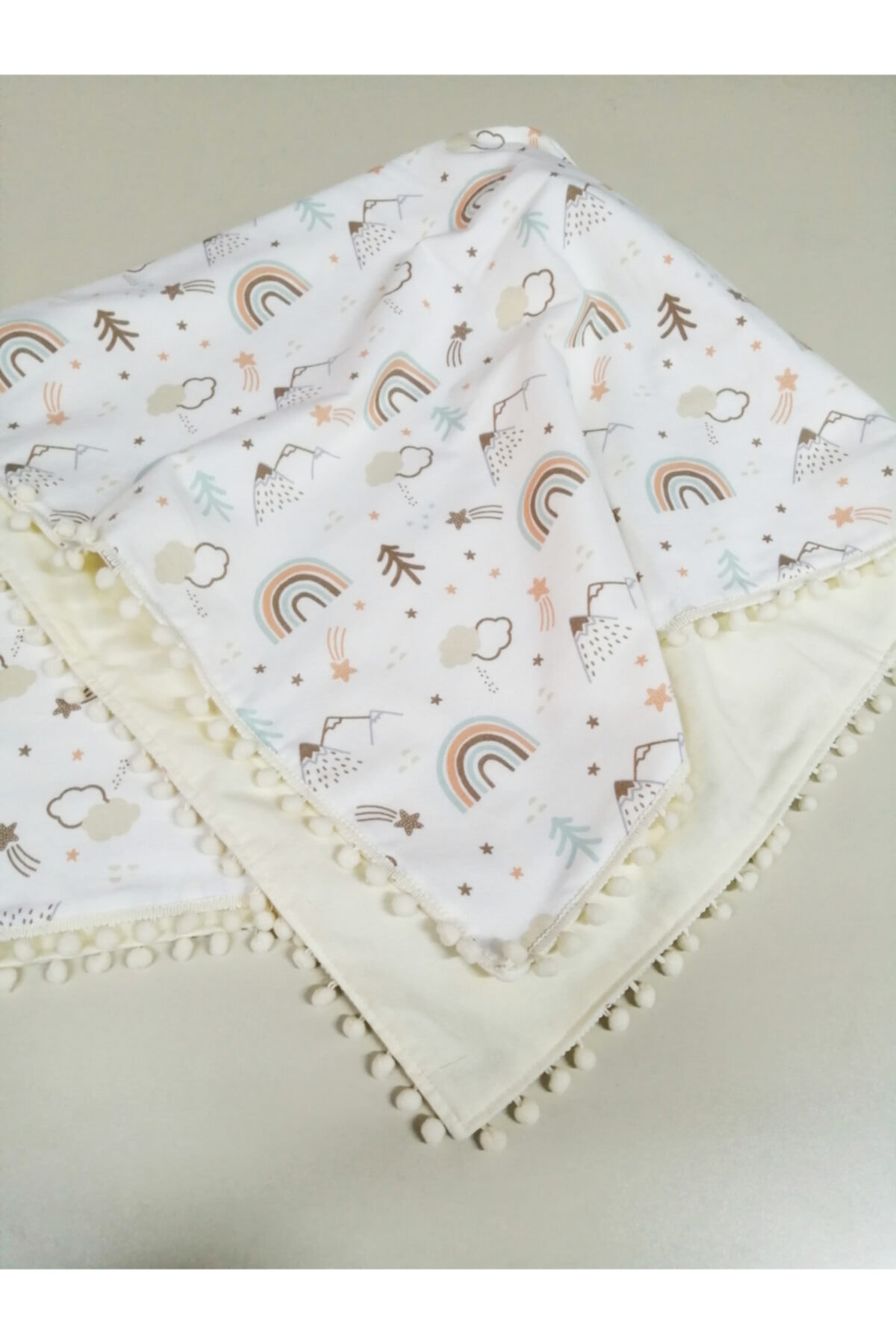BabyLifeHome Pazen Battaniye 110x110 Xl Ölçülerinde 100% Pamuk