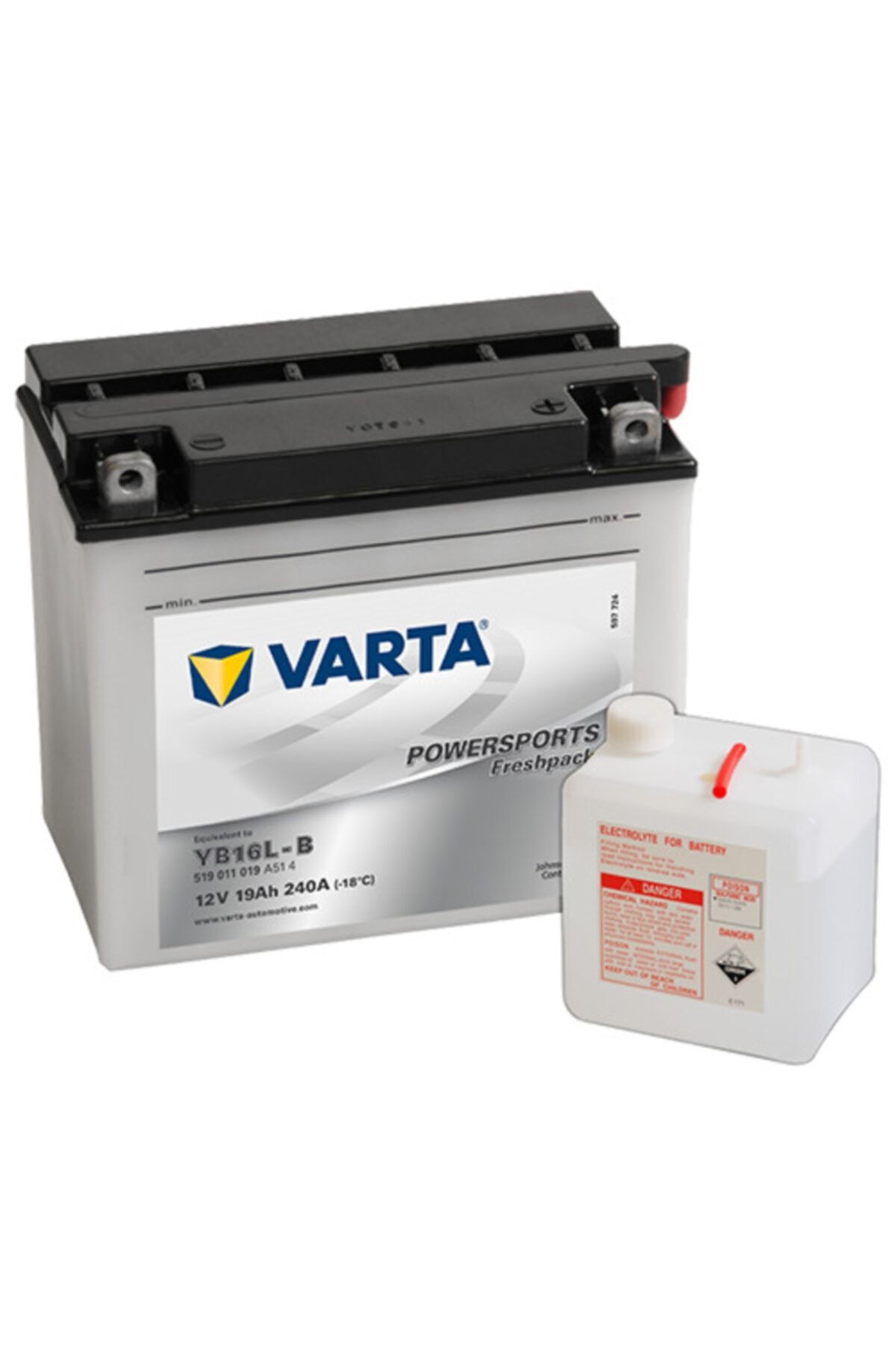 Varta Yb16l-b 12v 19ah Motorsiklet Aküsü
