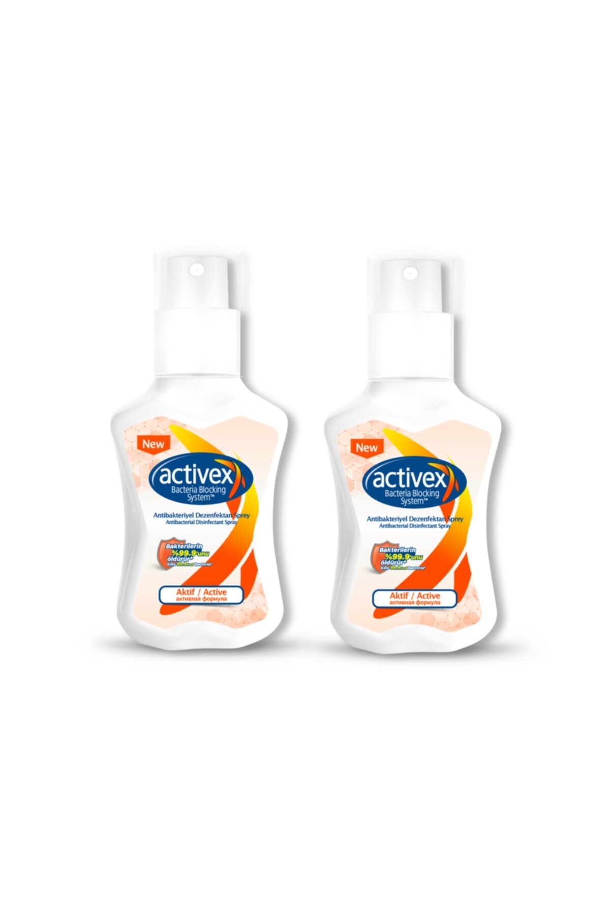Activex Dezenfektan Sprey Aktif 2 X 100 Ml