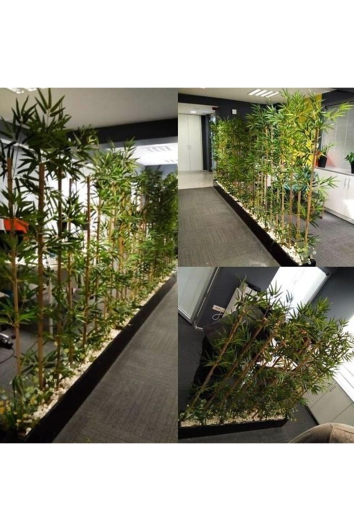 Bahçem Kalın Gövdeli Yapay Yapraklı Bambu 24-26mm 135cm 5 Adet