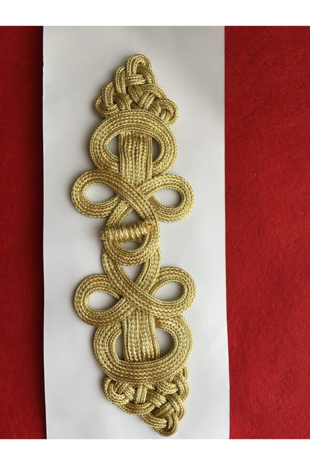 tuhafiyeci Gold Rengi Japon Örgü Düğme