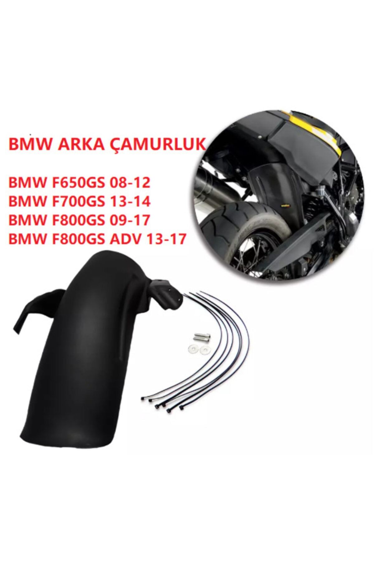 ROCK BIKER Bmw F800gs F700gs F650gs Arka Çamurluk Uzatma