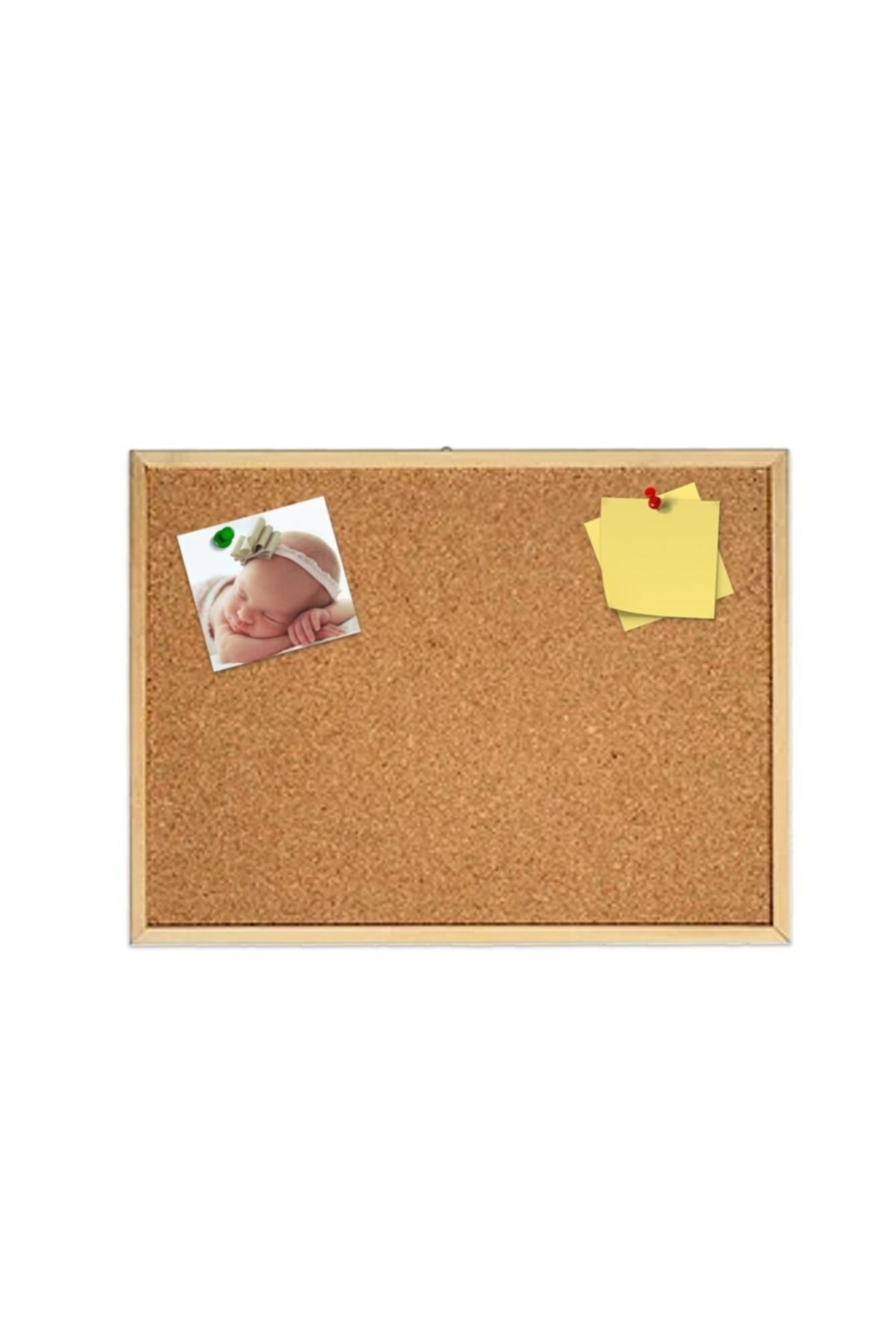 moniev Ahşap Mantar Pano 30x45 Cm, Not Panosu