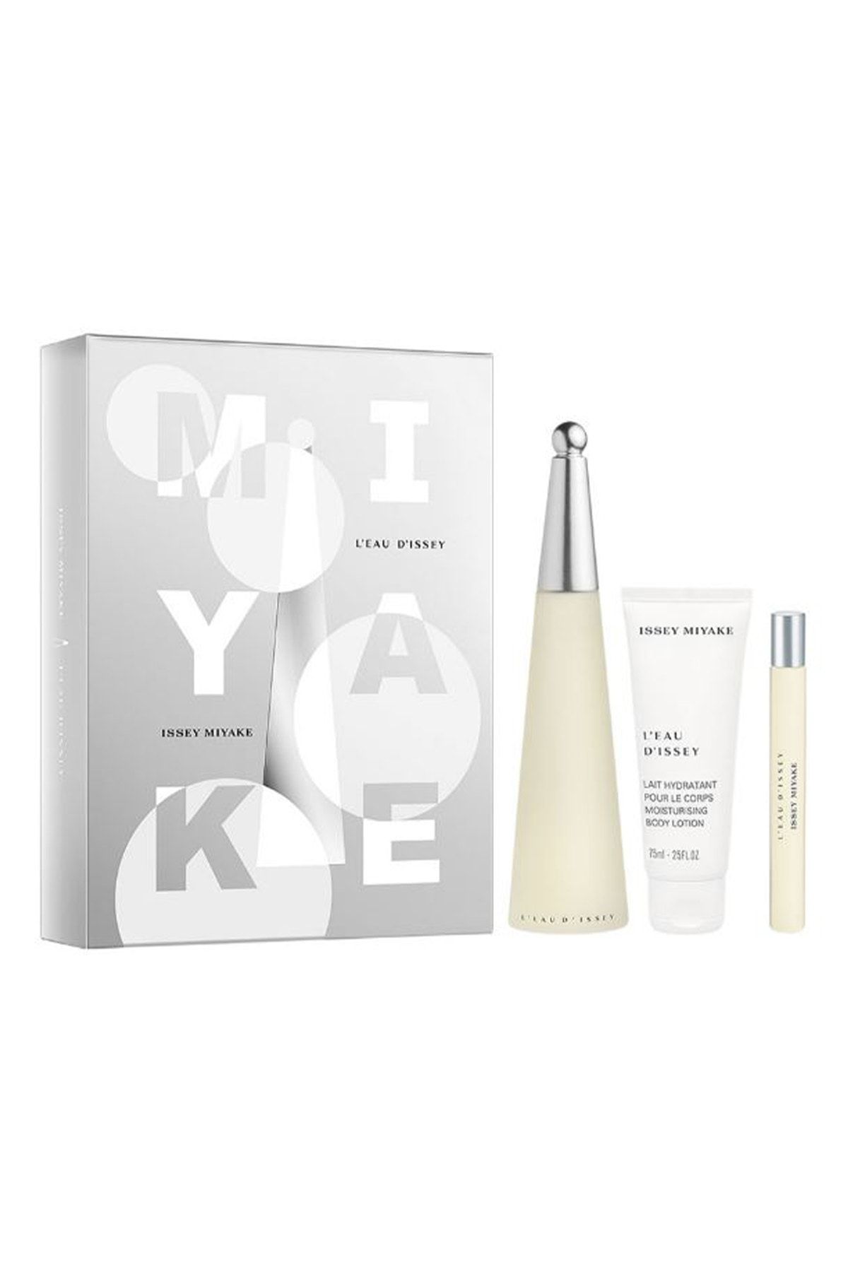 Issey Miyake L'Eau D'Issey Edt 100 ml + Body Lotion 75 ml + Edt 10 ml 3423478973251