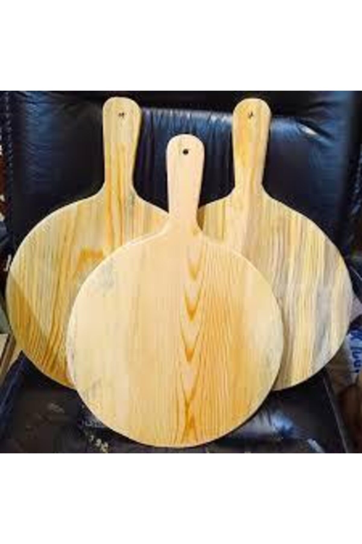 ERÇELİK TİCARET Çam Bazlama-yufka Tahtası Yuvarlak Çap:35cm