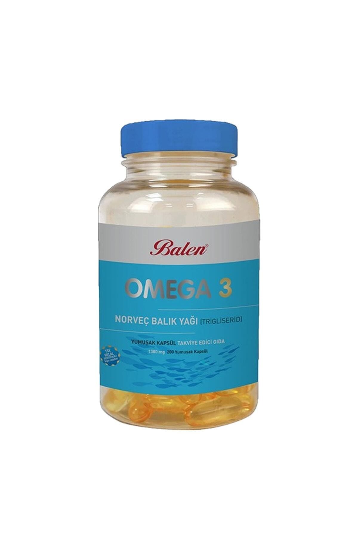Tunalı Life Balen Omega 3 Norveç Balık Yağı Trigliserid 200 Kapsül X 1380mg