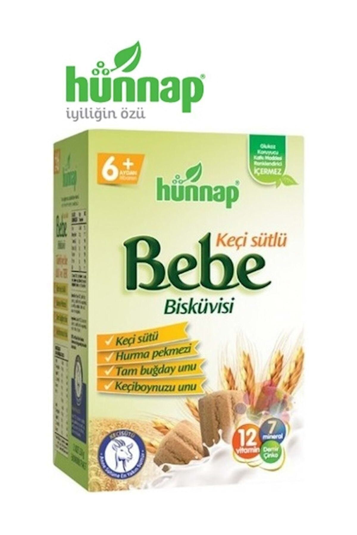 hunnap hunnap bebe biskuvisi keci sutlu 400 gr x 6 adet fiyati yorumlari trendyol
