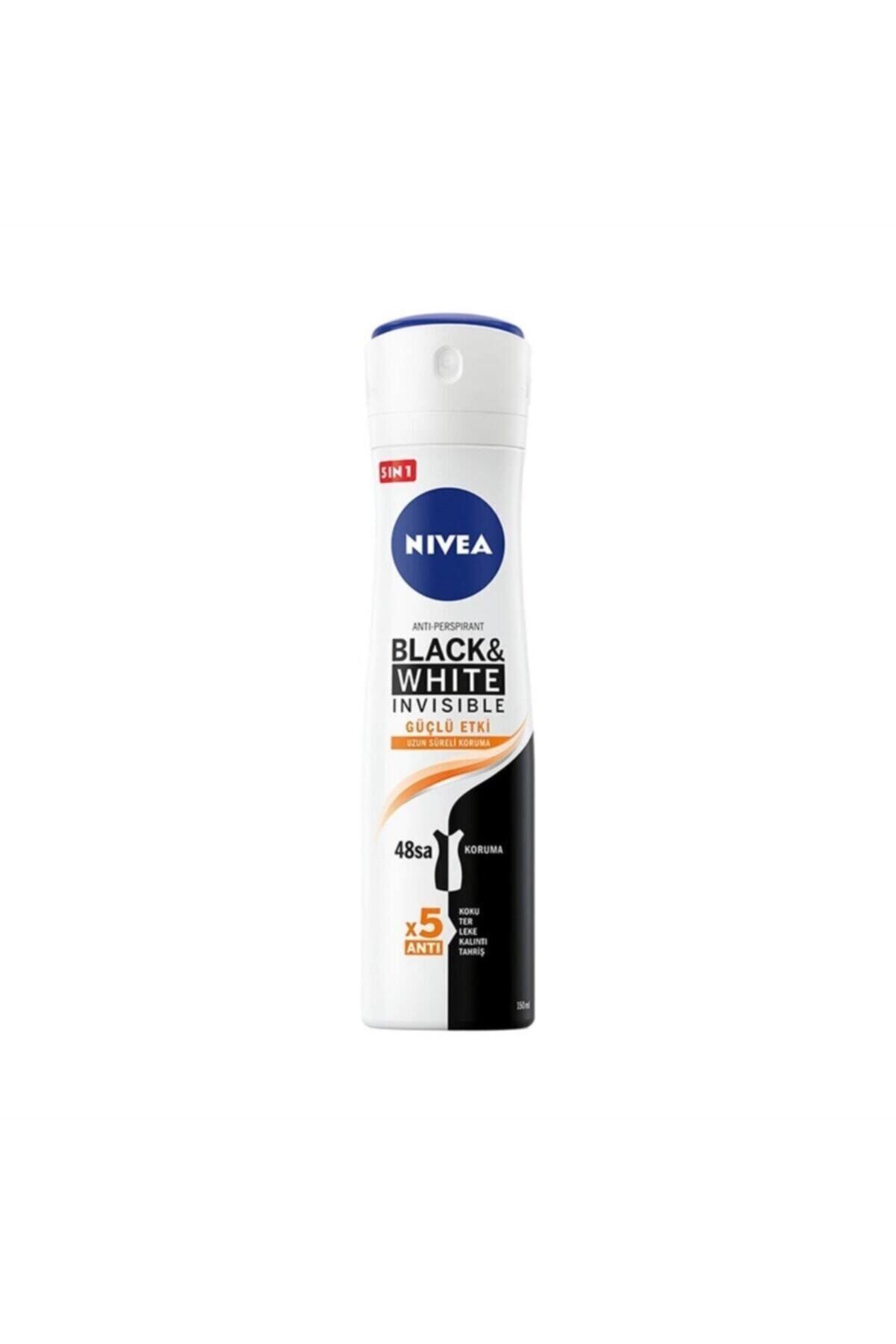 Nivea Sprey Invisible Black&white Güçlü Etki Kadın 150 Ml Deodorant