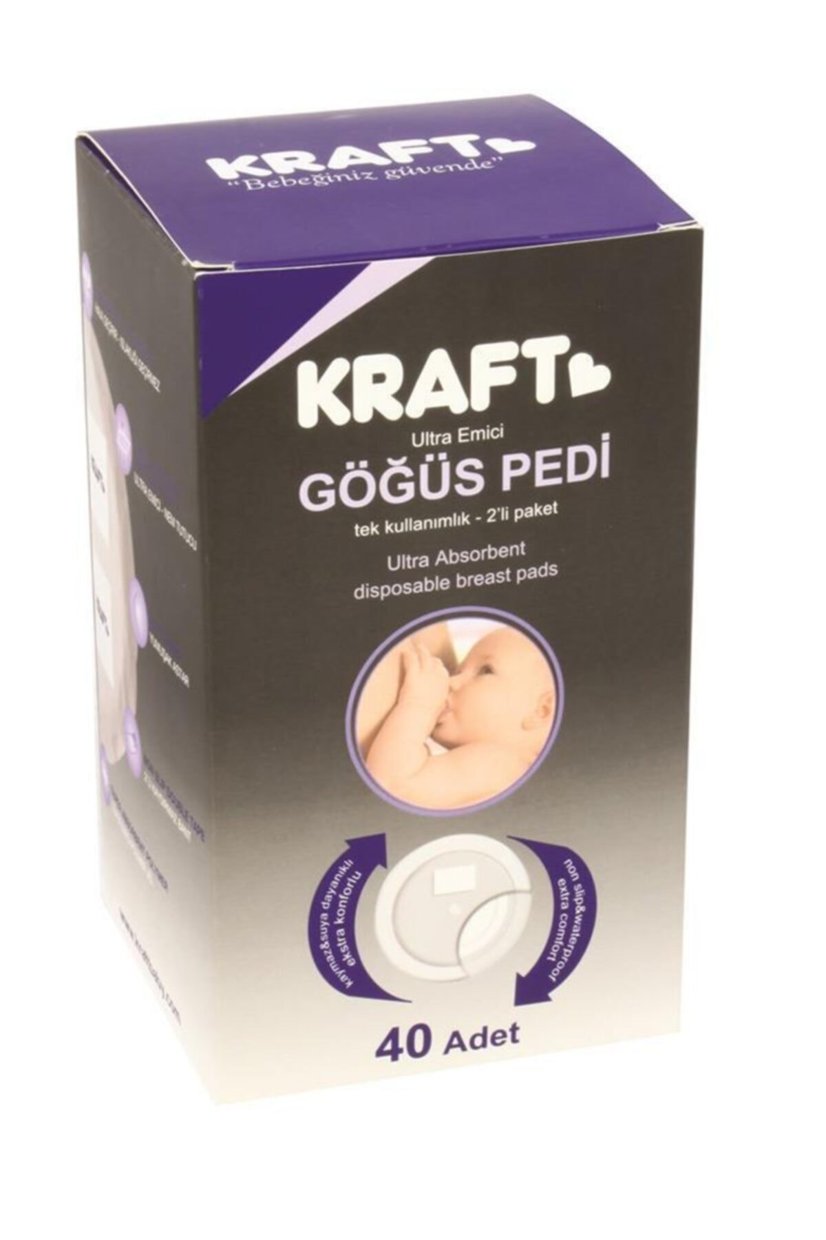 Kraft Jelli Göğüs Pedi 40lı